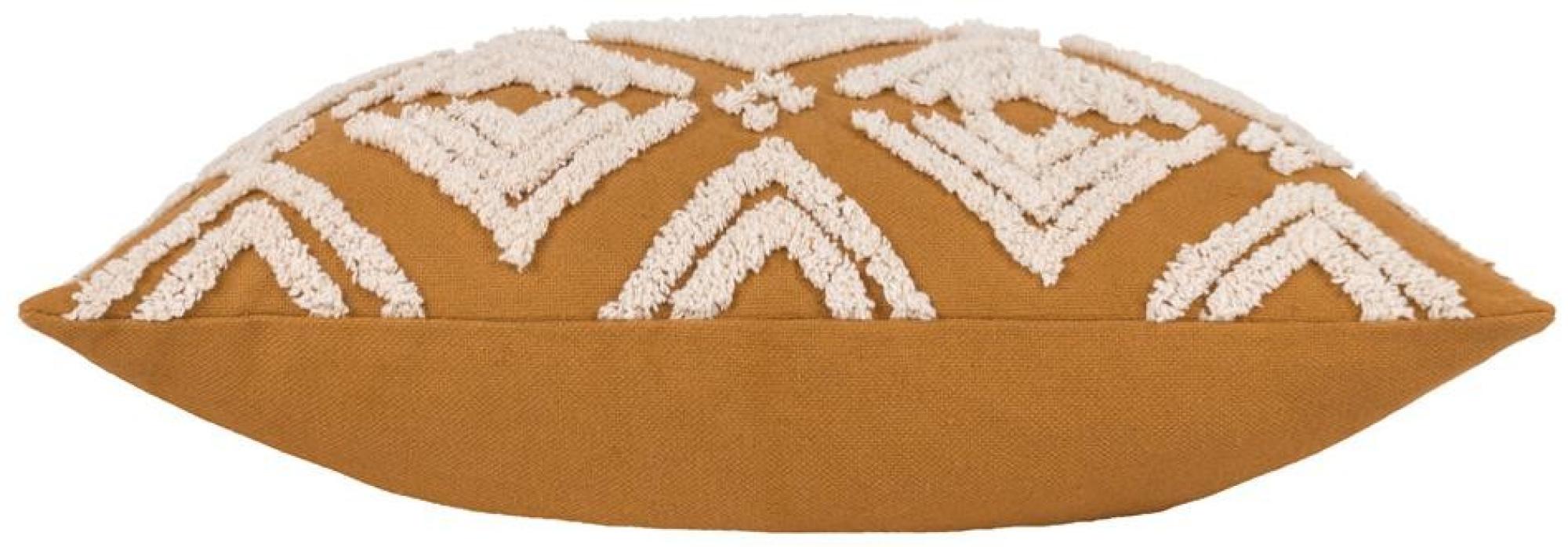 Yard Taya Gold Rectangular Cotton Tufted Cushion