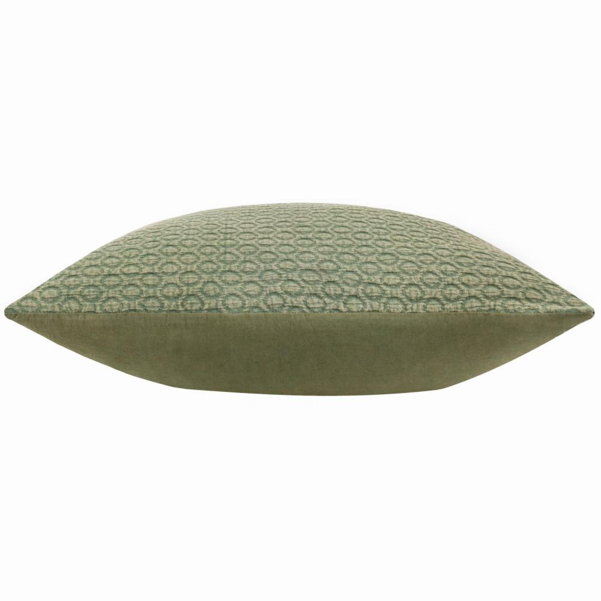 Yard Tryfan Olive Green Textured Cushion