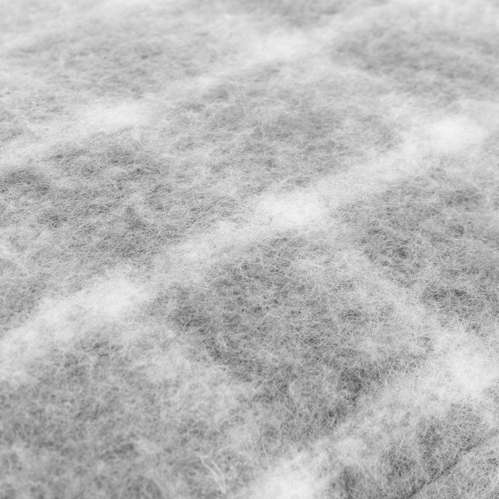 Yard Yarrow Flint Grey Check Cushion