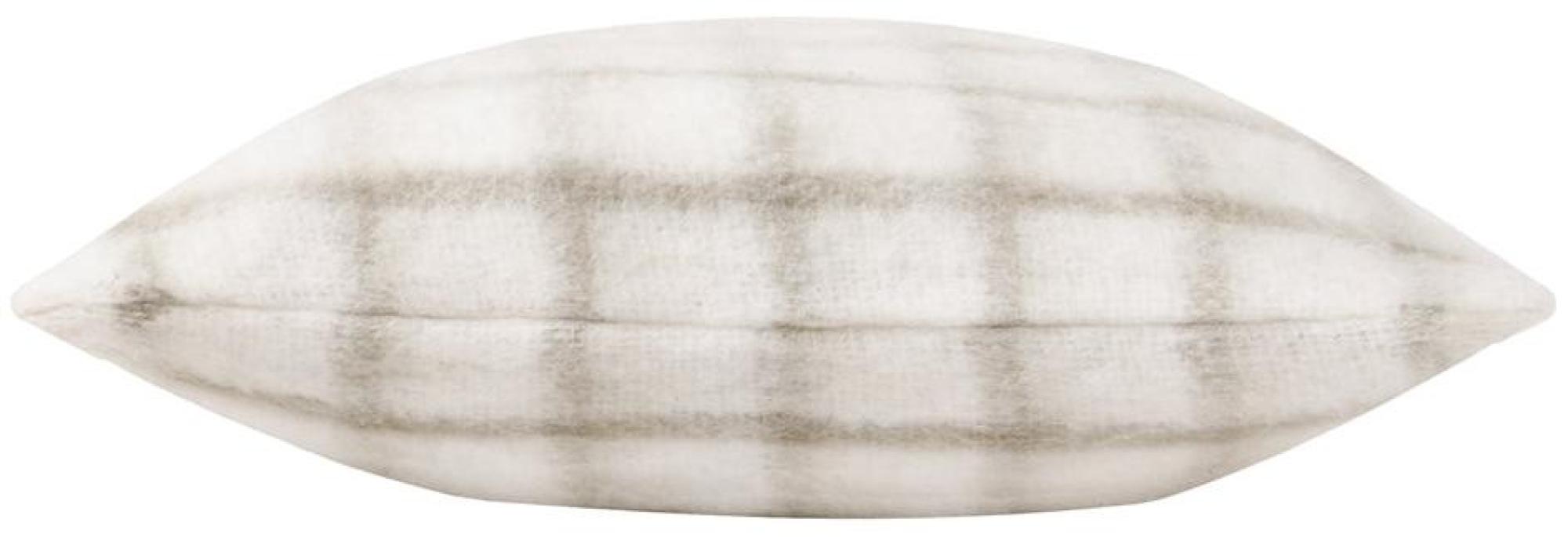 Yard Yarrow Natural and Biscuit Check Cushion