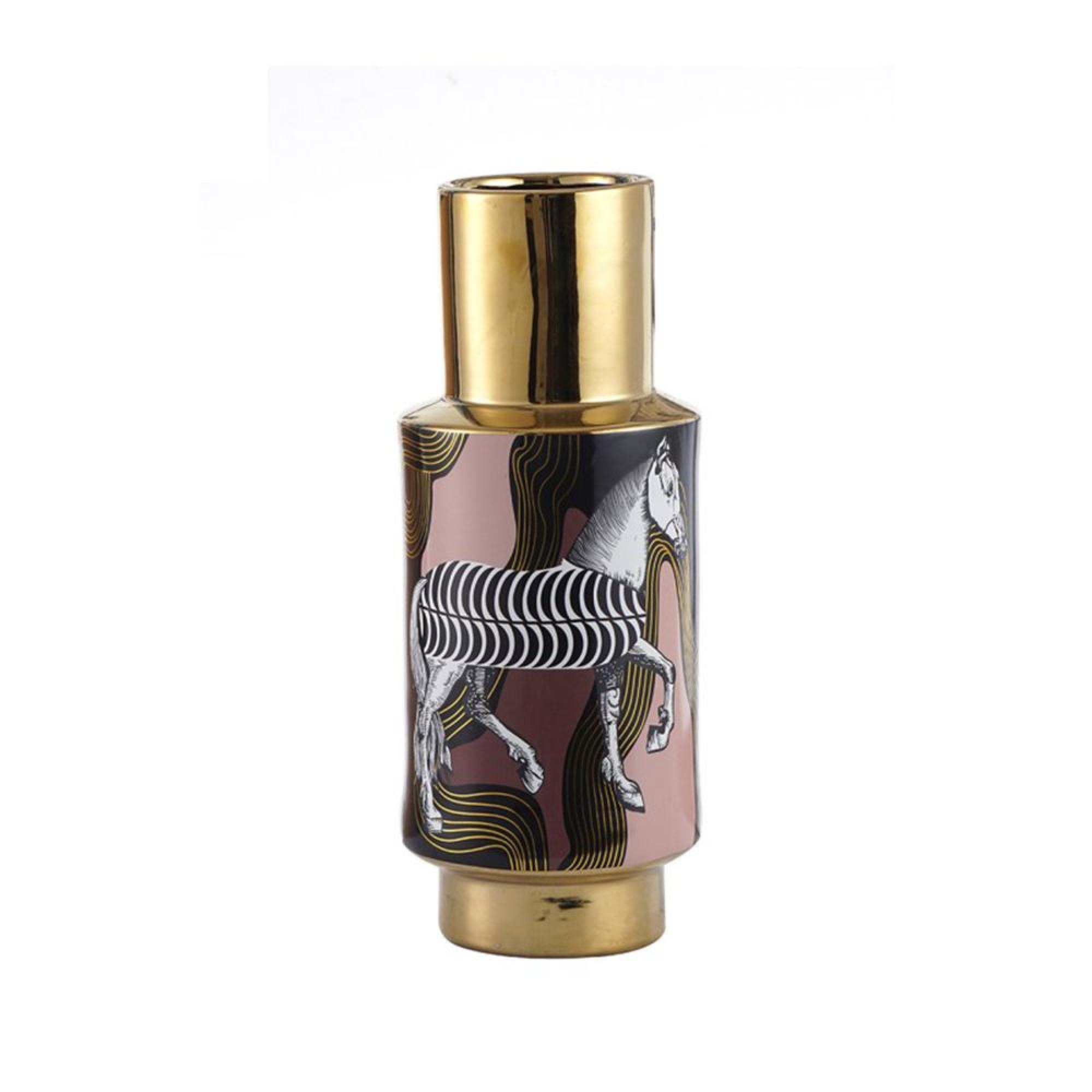 Vase - Zebra Print - Ceramic