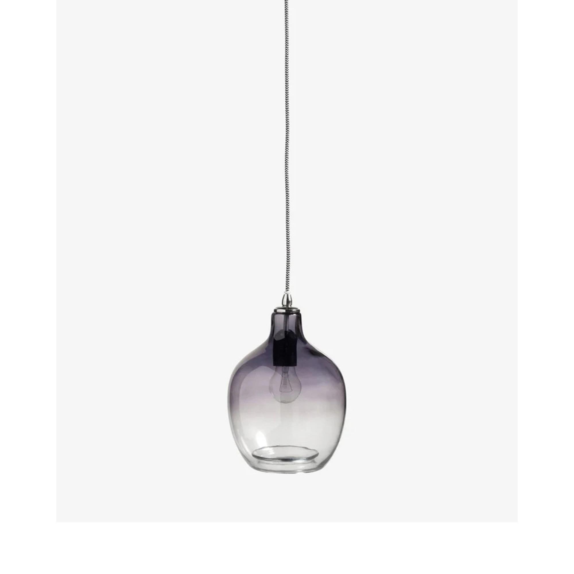 Bubble Lamp - Smoke Glass