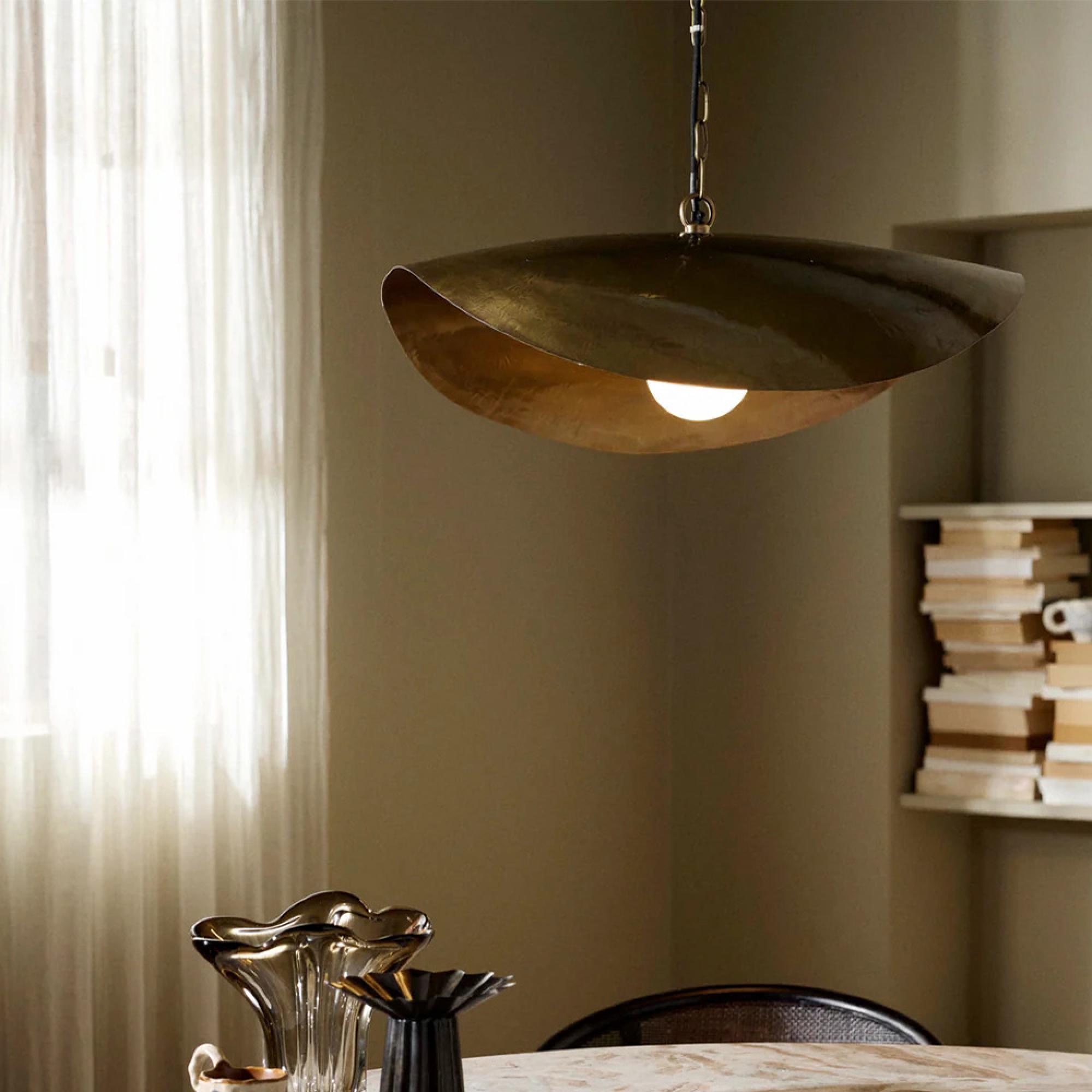 Shakti Hanging Lamp - Brass