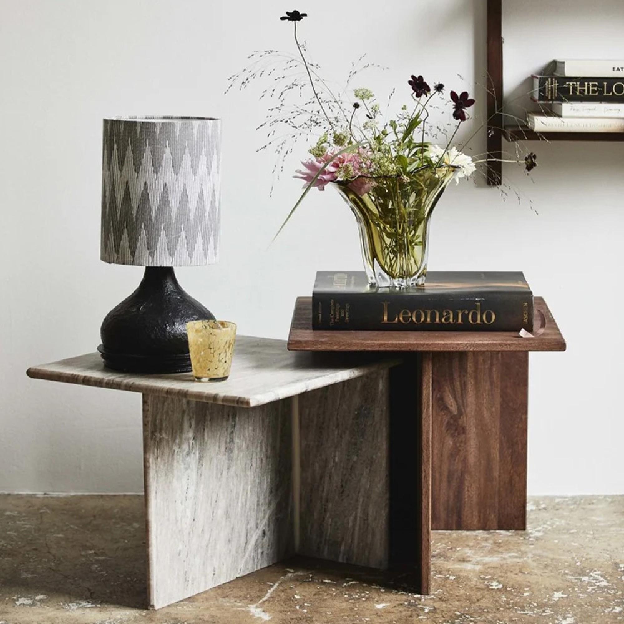 Arito Table Lamp - Grey & Black