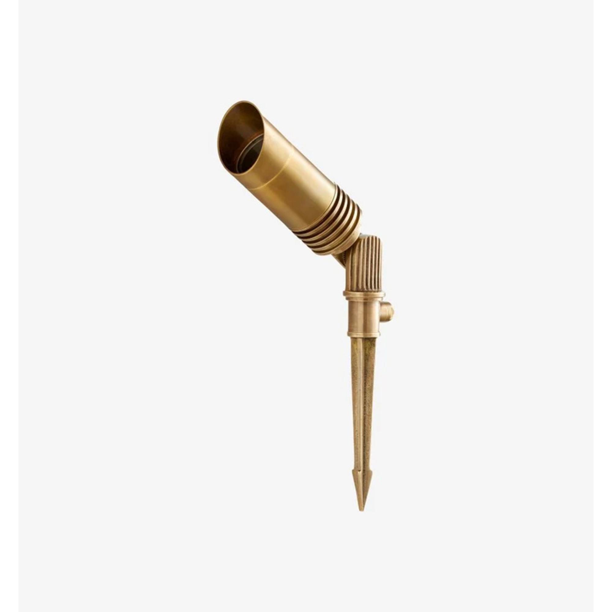 Bragi Outdoor Spike Lamp - Brass