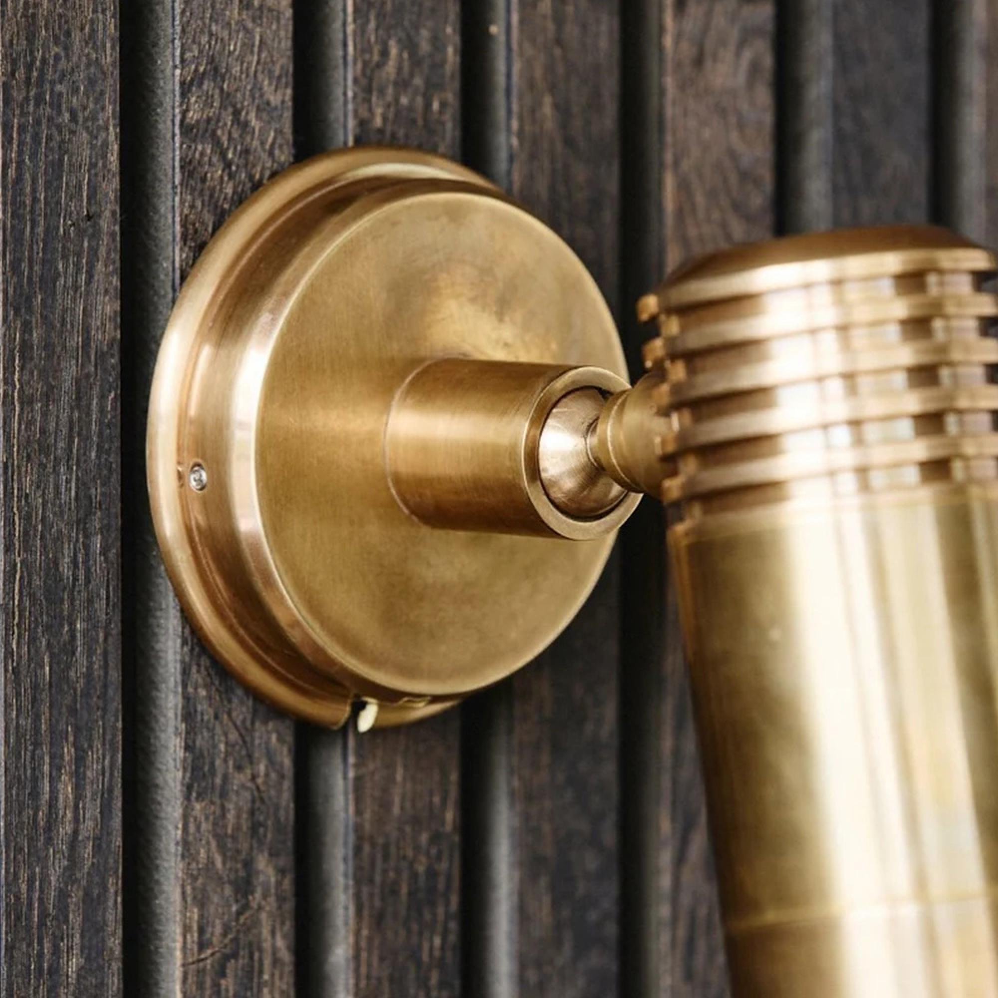 Bragi Outdoor Wall Lamp - Brass