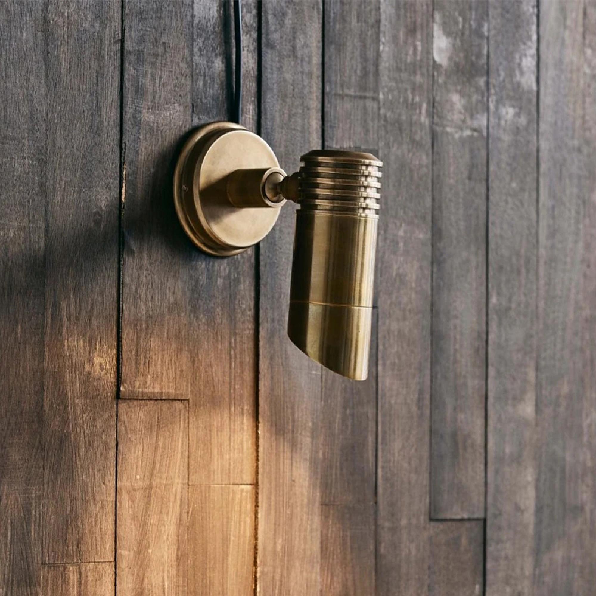 Bragi Outdoor Wall Lamp - Brass