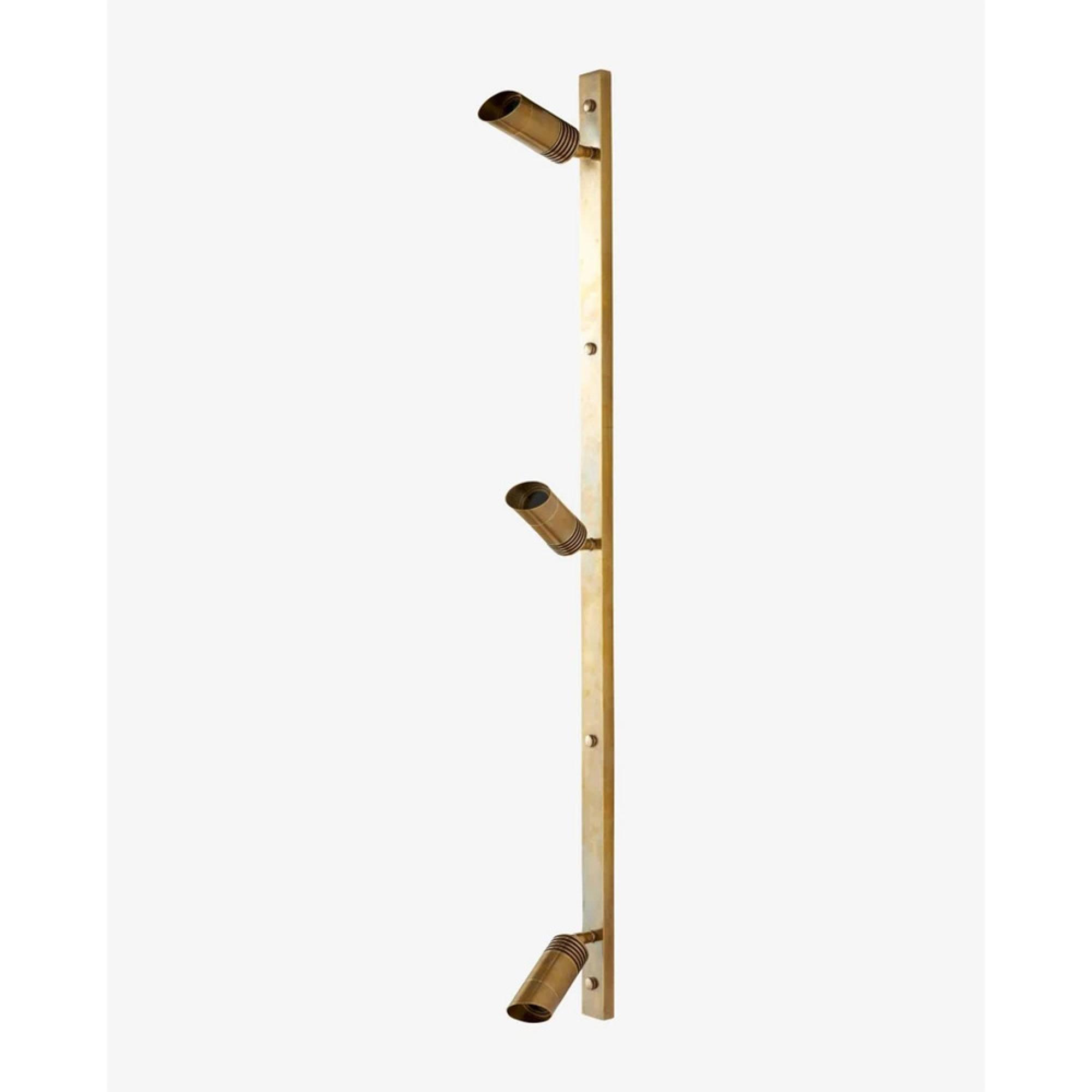 Bragi Wall Lamp - 3 Spot - Brass