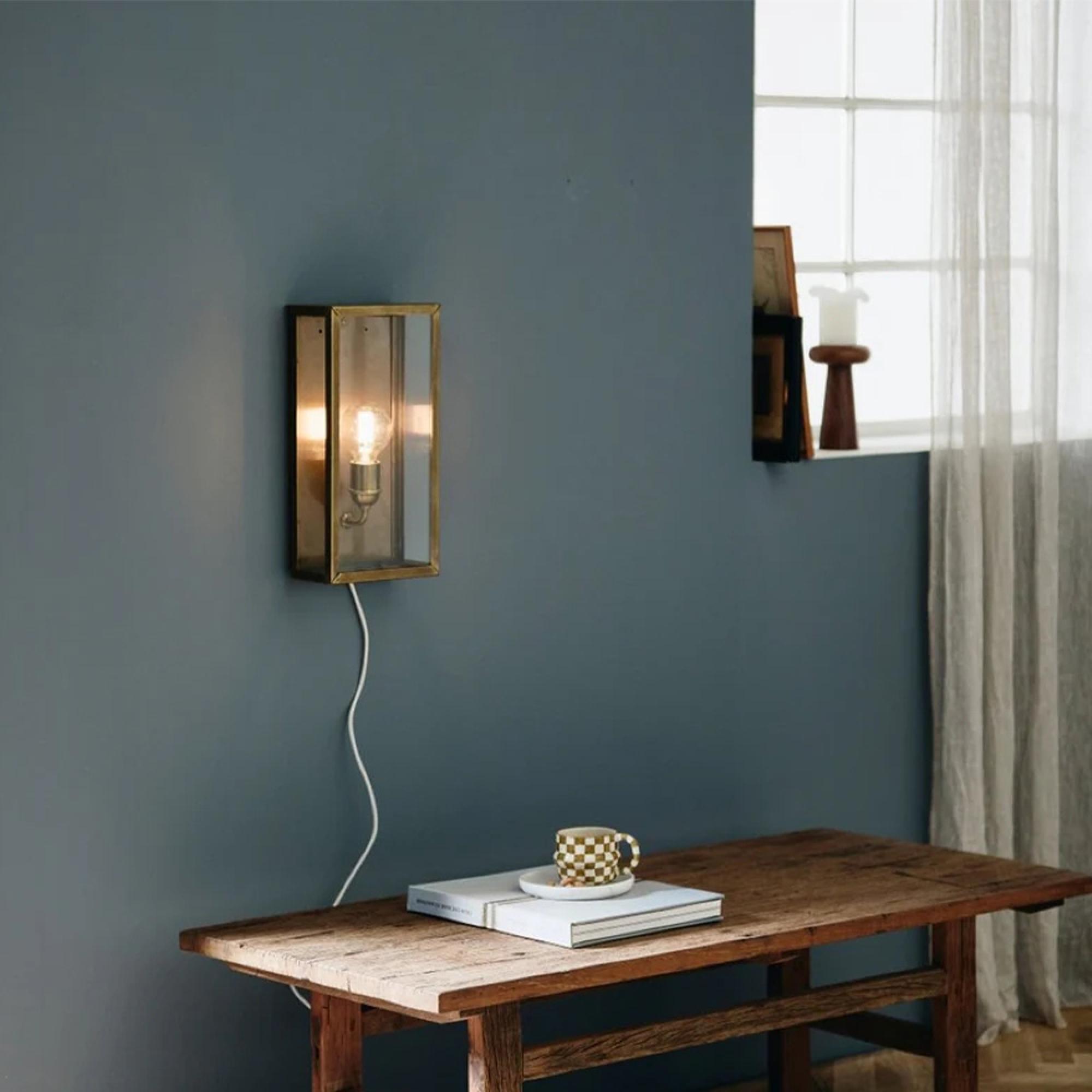 Eos Outdoor Wall Lamp - Brass