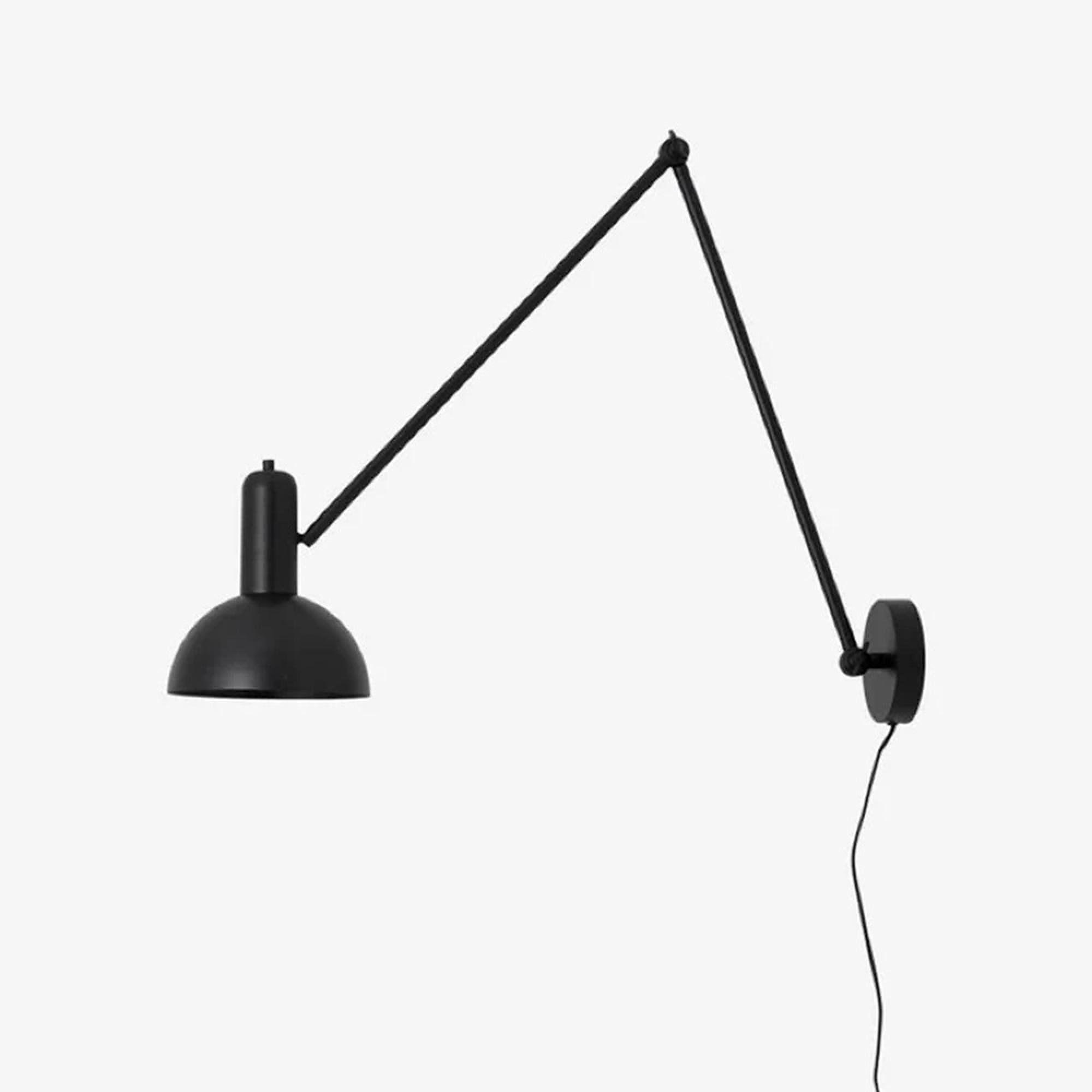 Freya Wall Lamp - Black - Metal