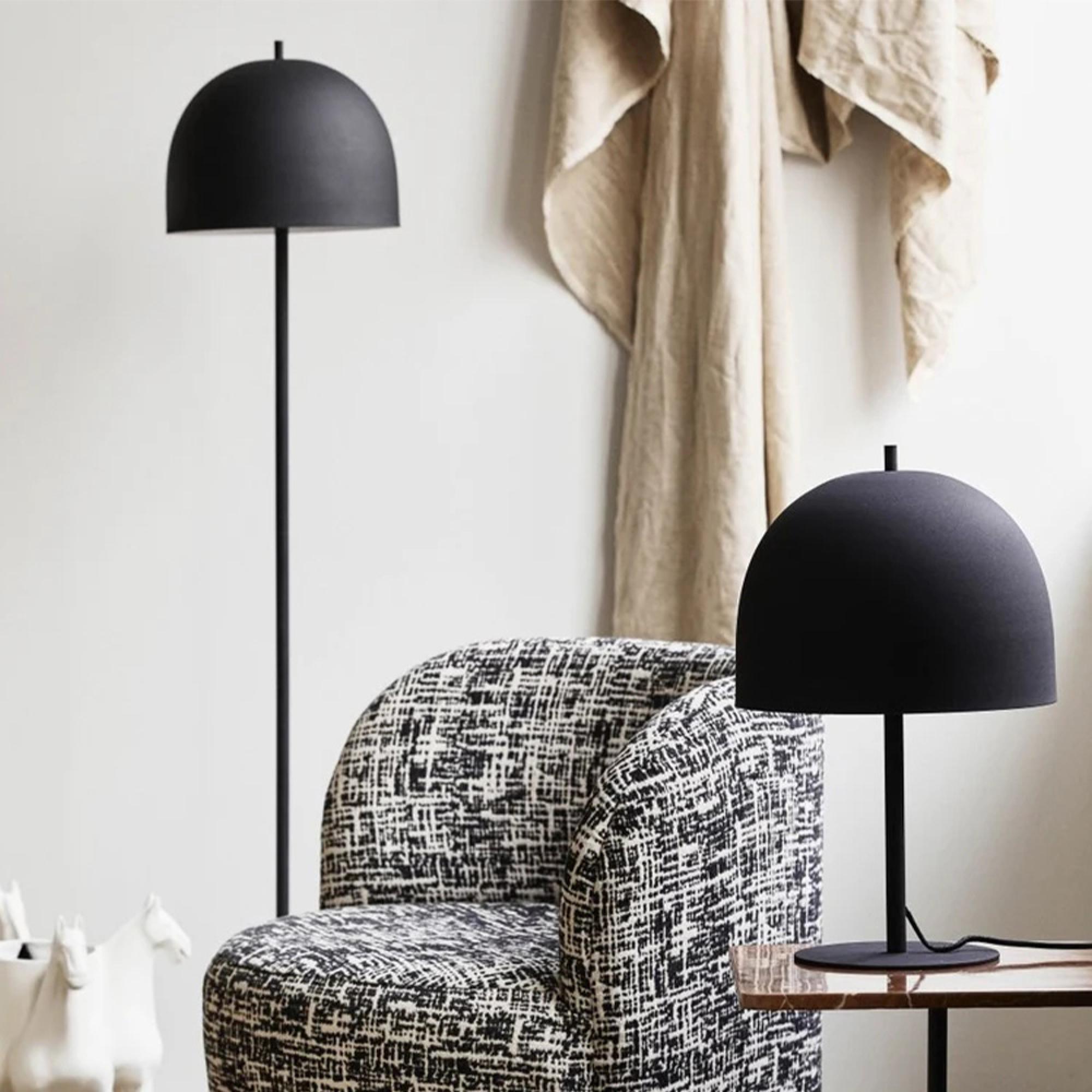 Glow Table Lamp - Matt Black - Metal