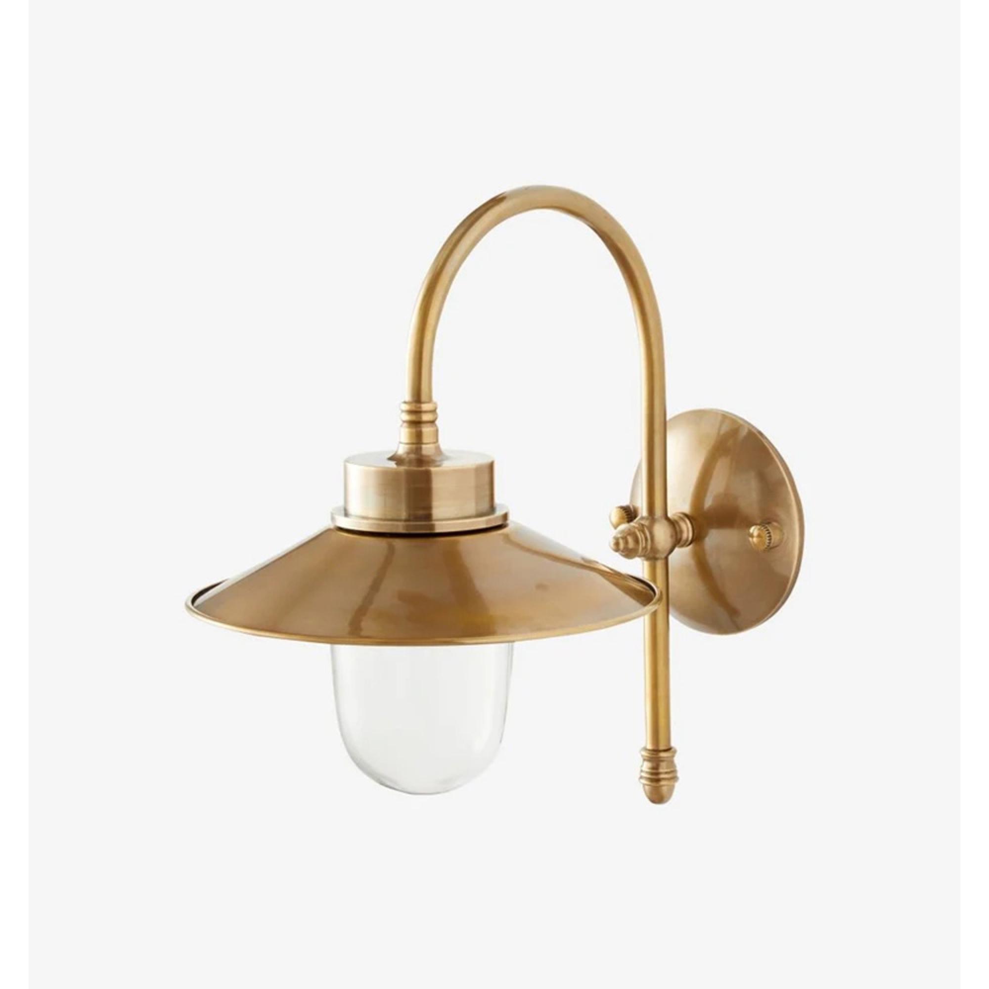 Lason Outdoor Wall Lamp - Brass