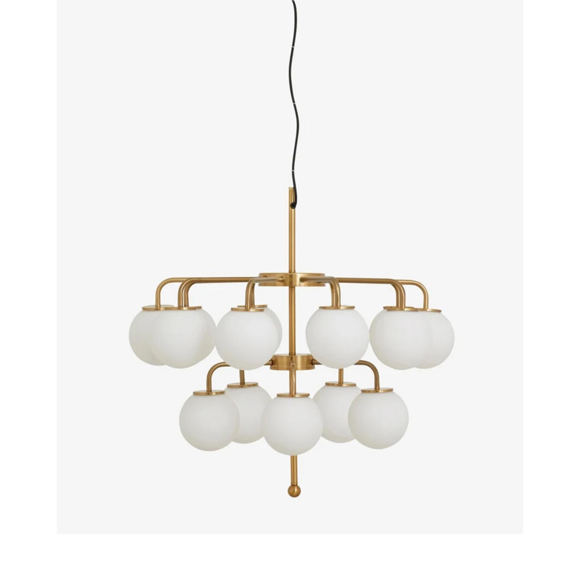 Palma Chandelier - Brass