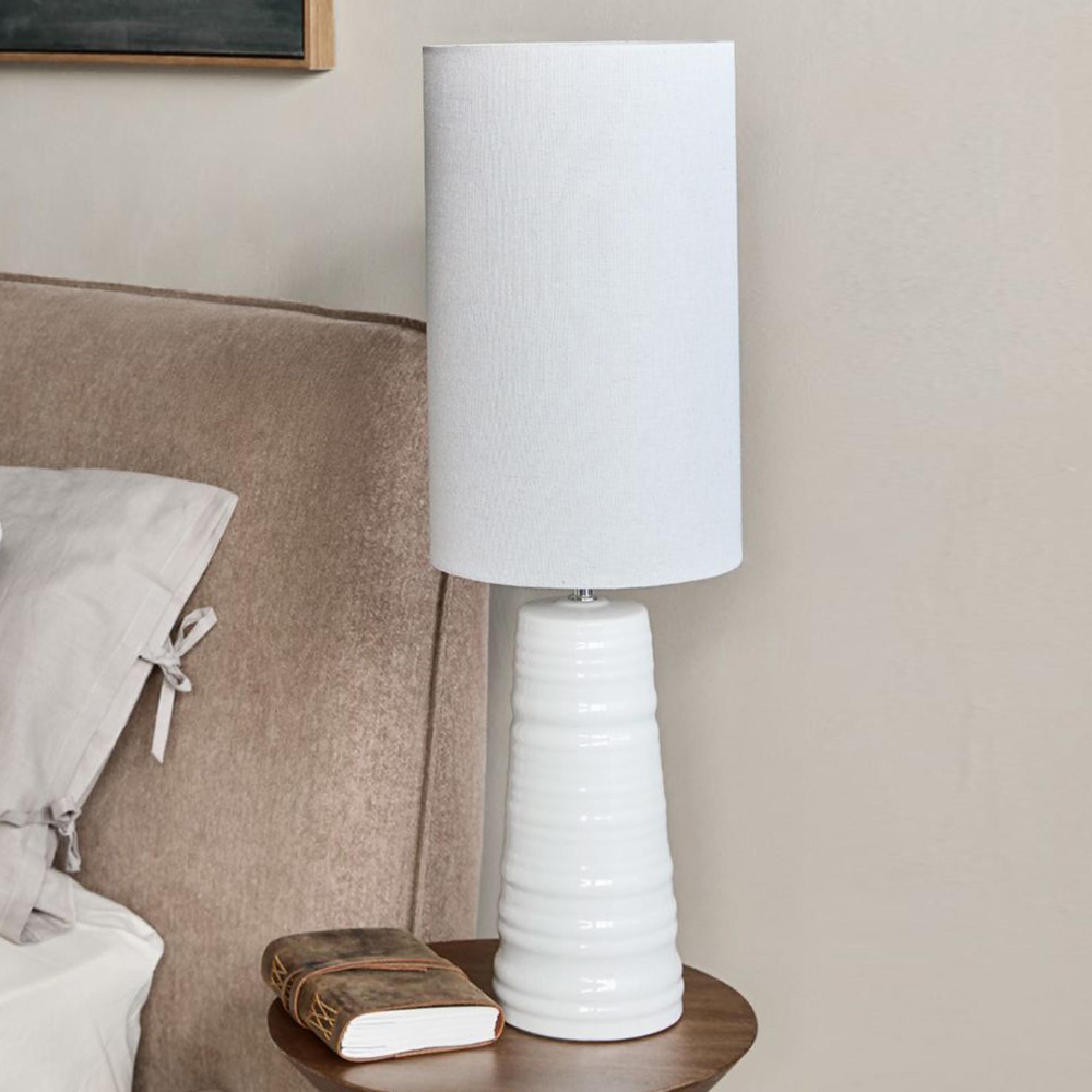 Tivoli Table Lamp - White Ceramic