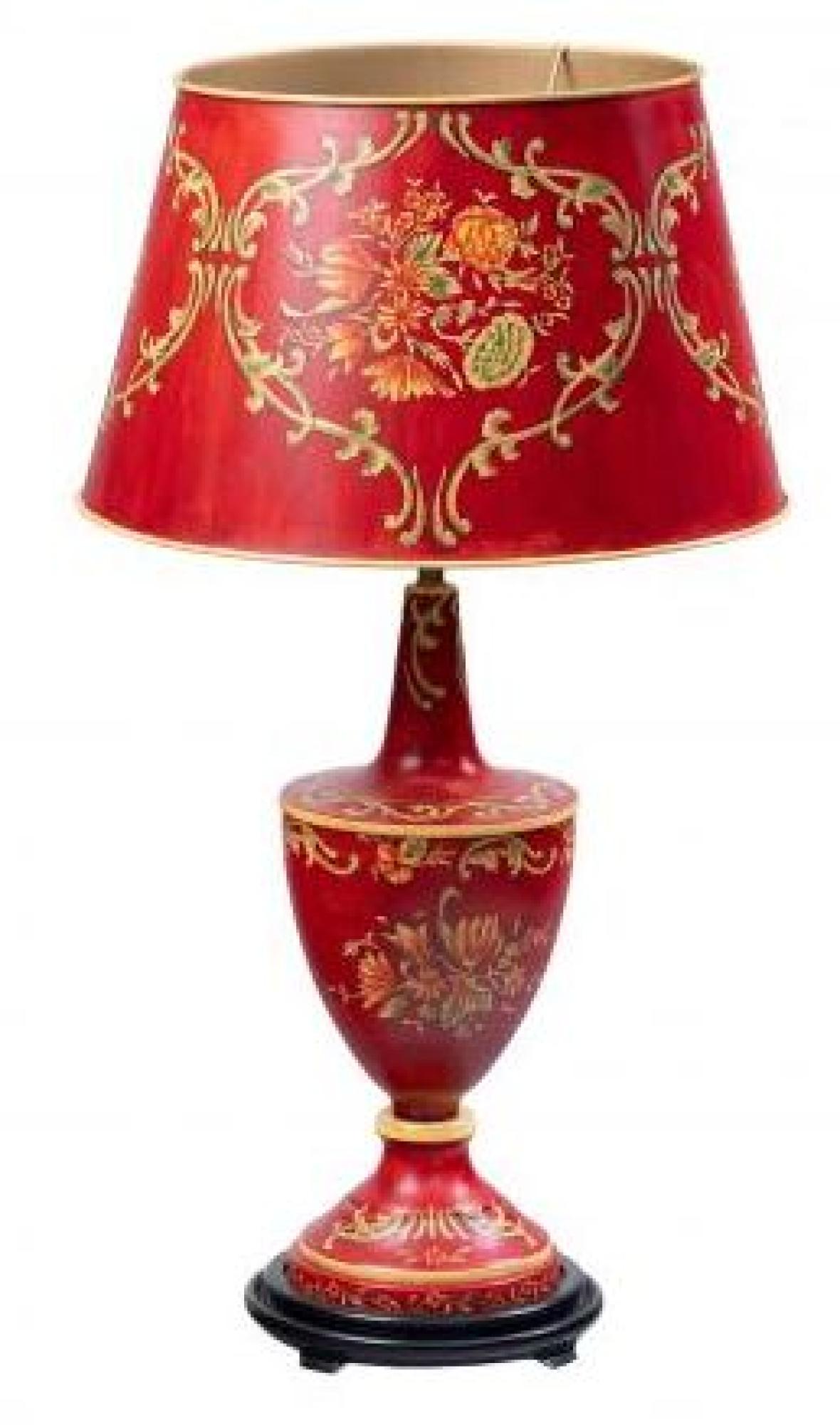 Meerut Red Floral Design Lamp