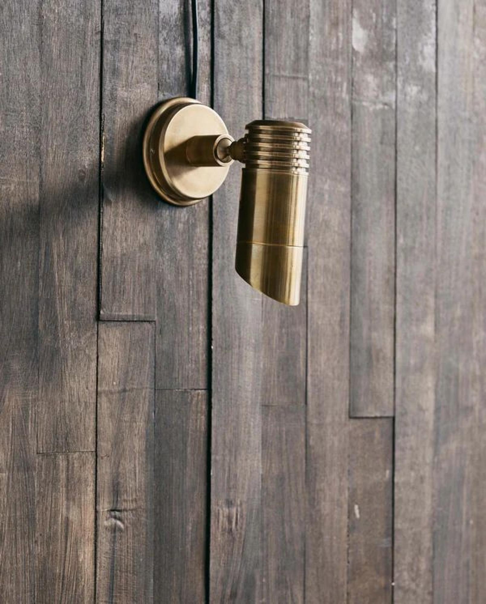 Bragi Outdoor Wall Lamp - Brass