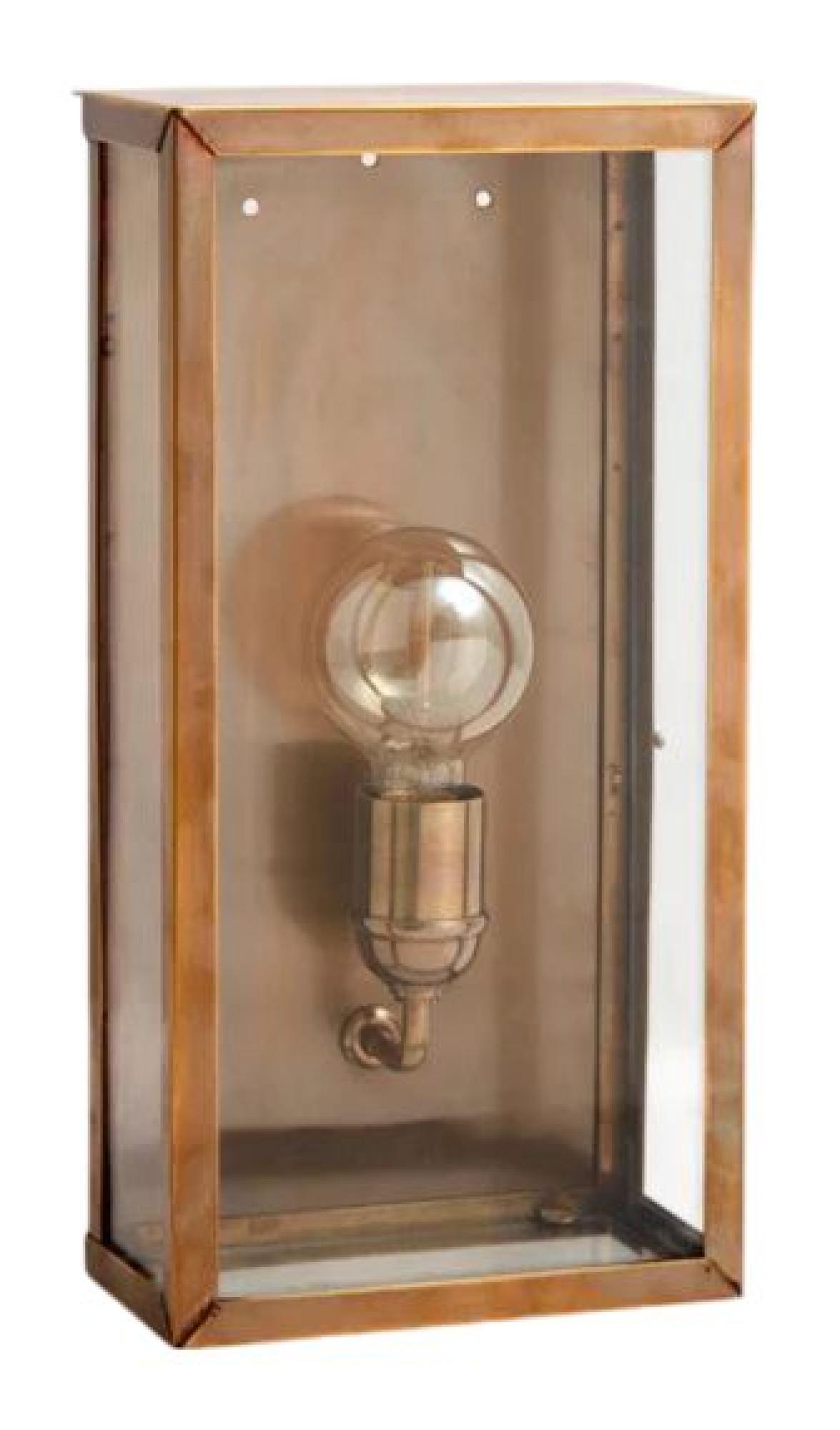 Eos Brass Outdoor Wall Lamp