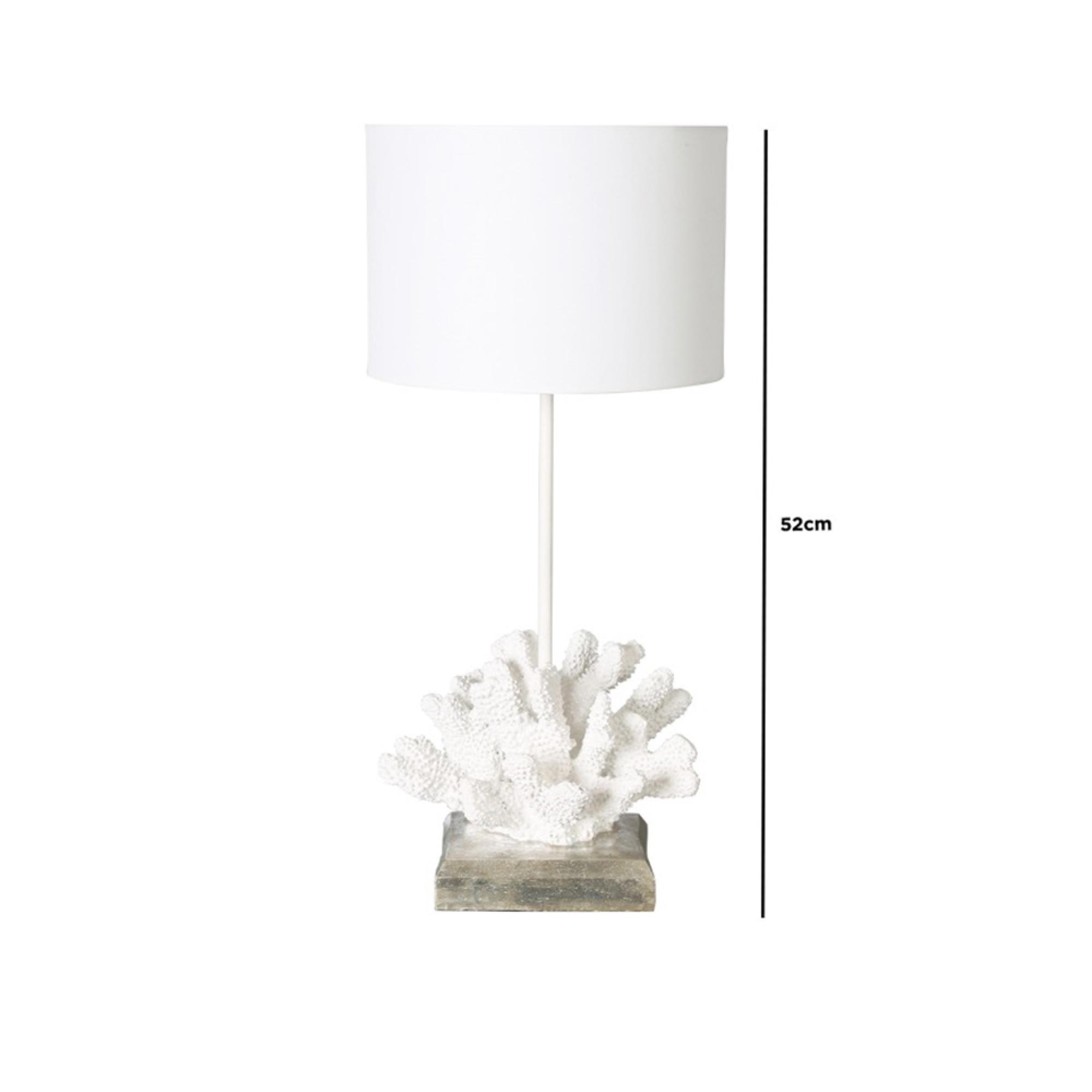 Table Lamp - White Shell