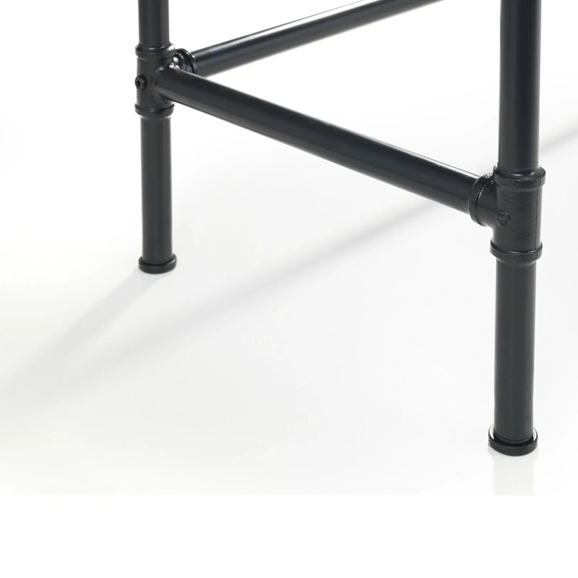 Carnegie Desk - Elm Wood - Industrial