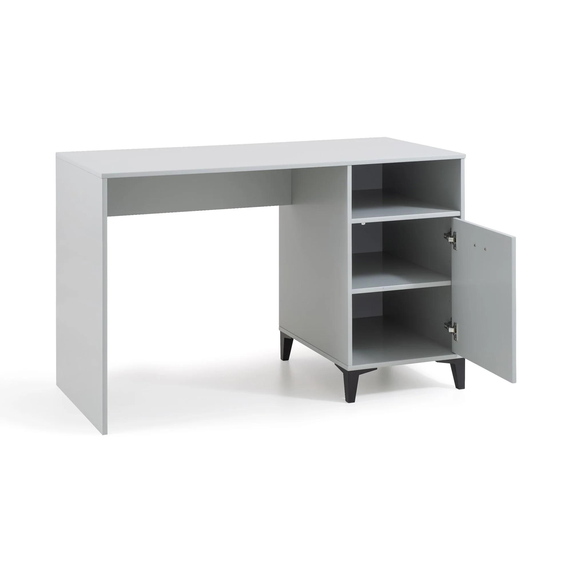 Lakers Locker Desk - 1 Door - Grey