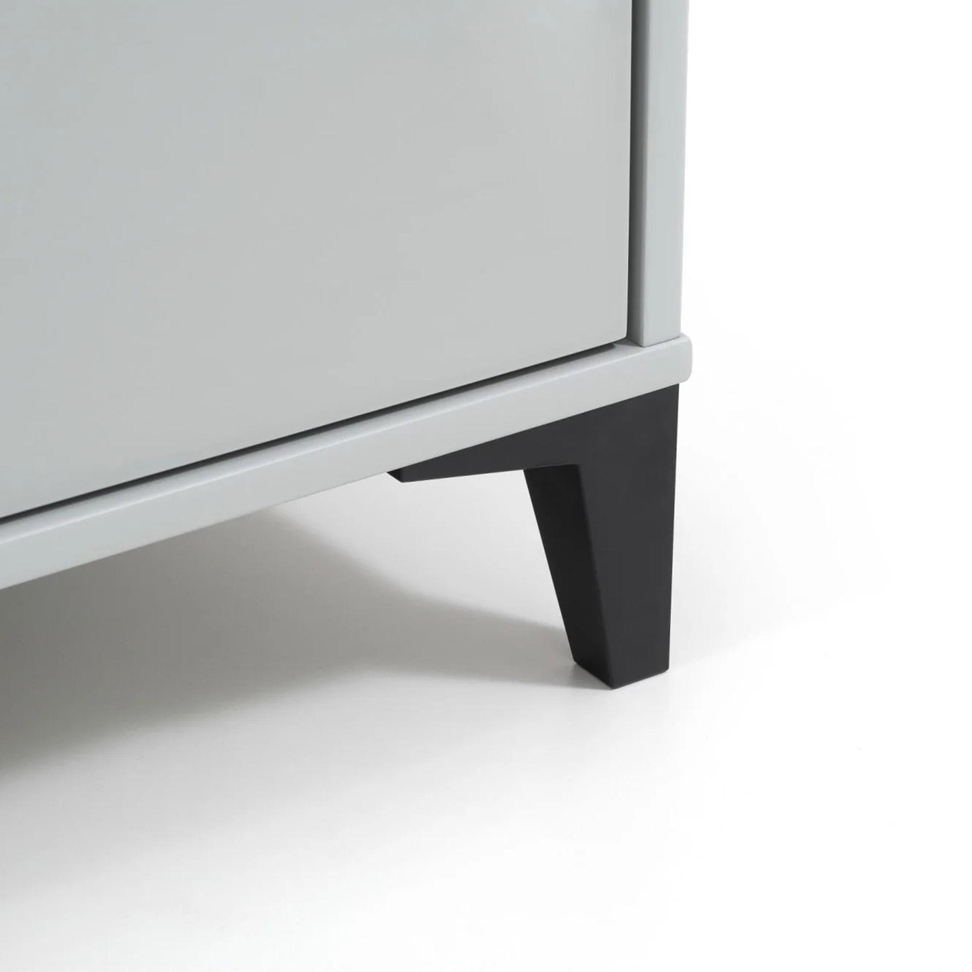 Lakers Locker Desk - 1 Door - Grey