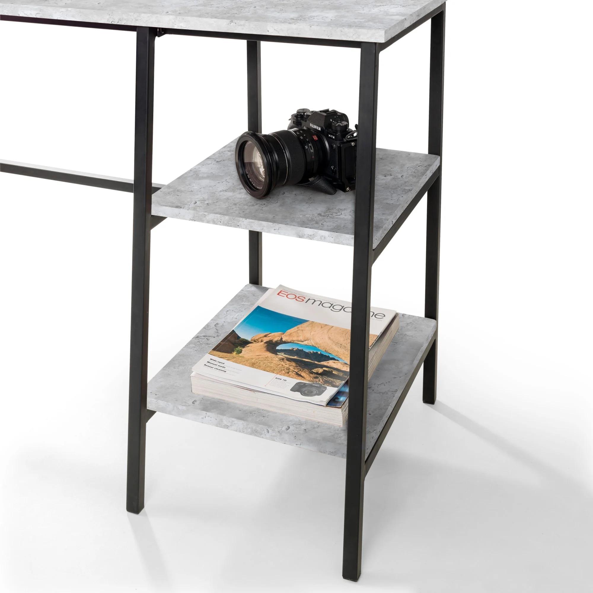 Staten Writing Desk - Concrete Effect