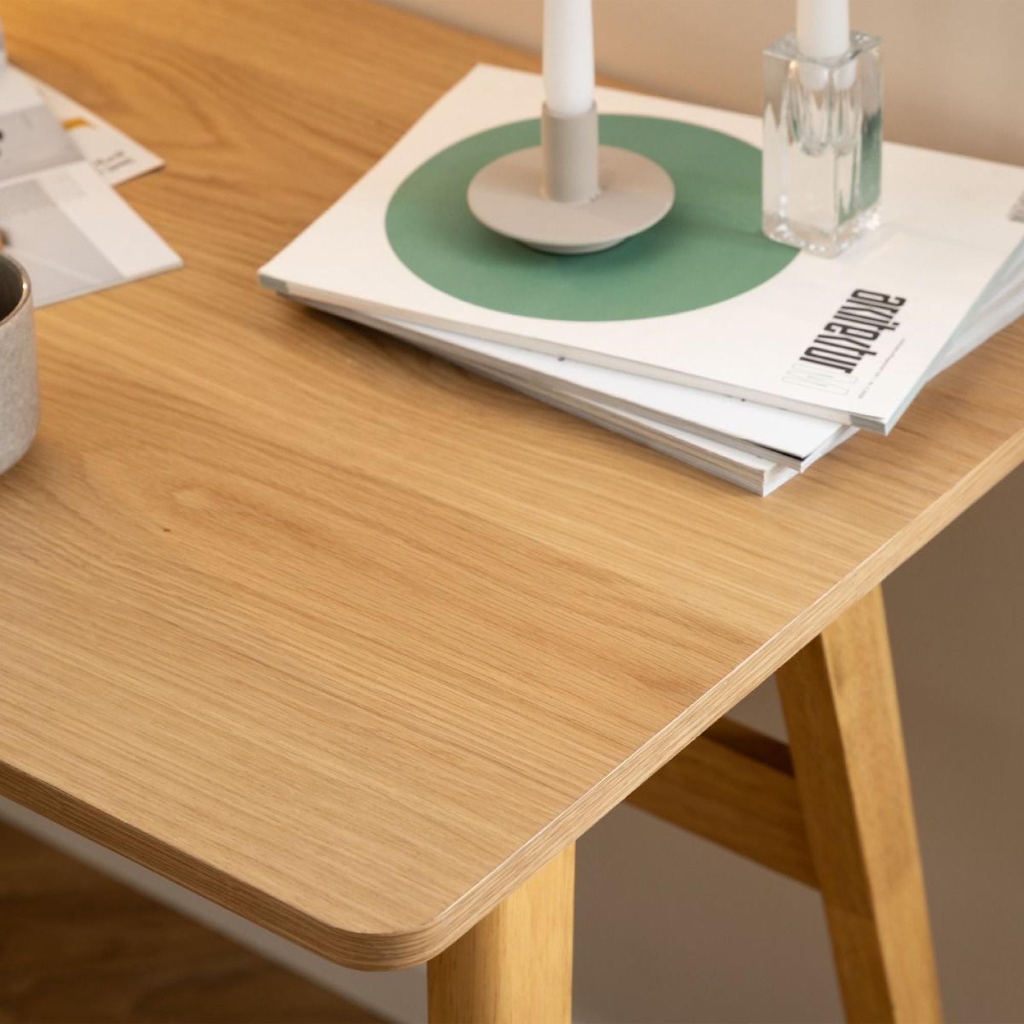 Barnett Oak Office Desk