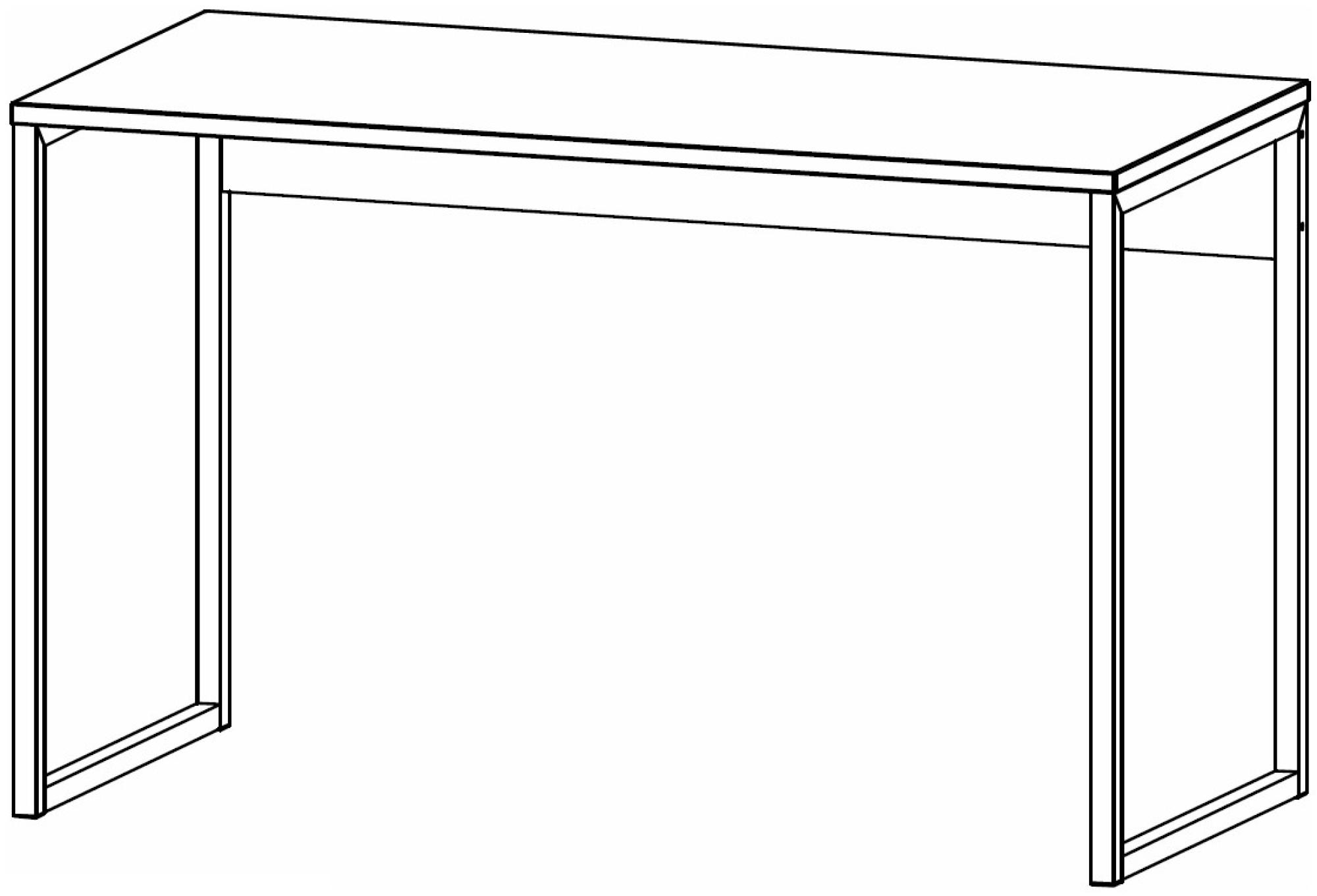 Clearance - Rauch Lias Silk Grey Desk - FSS15413