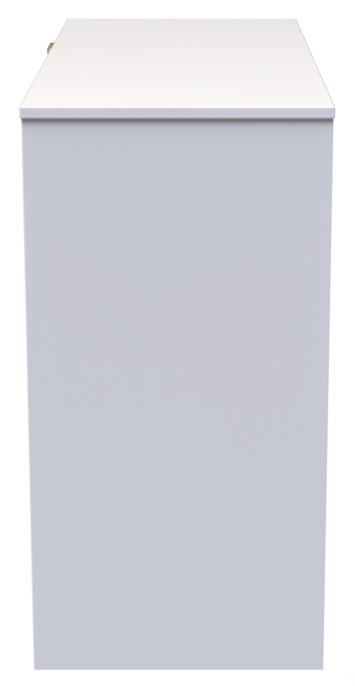 Cube Desk - 4 Drawer - White