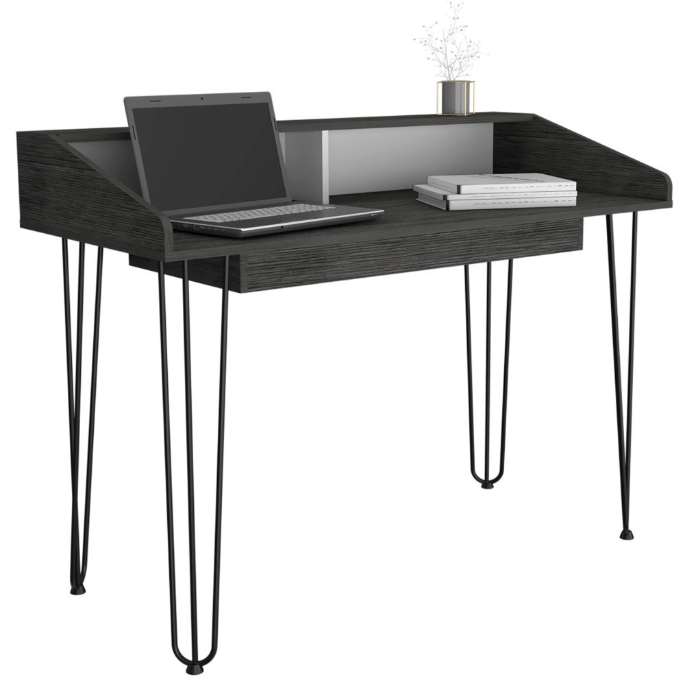 Dallas Office Desk - Black and Grey