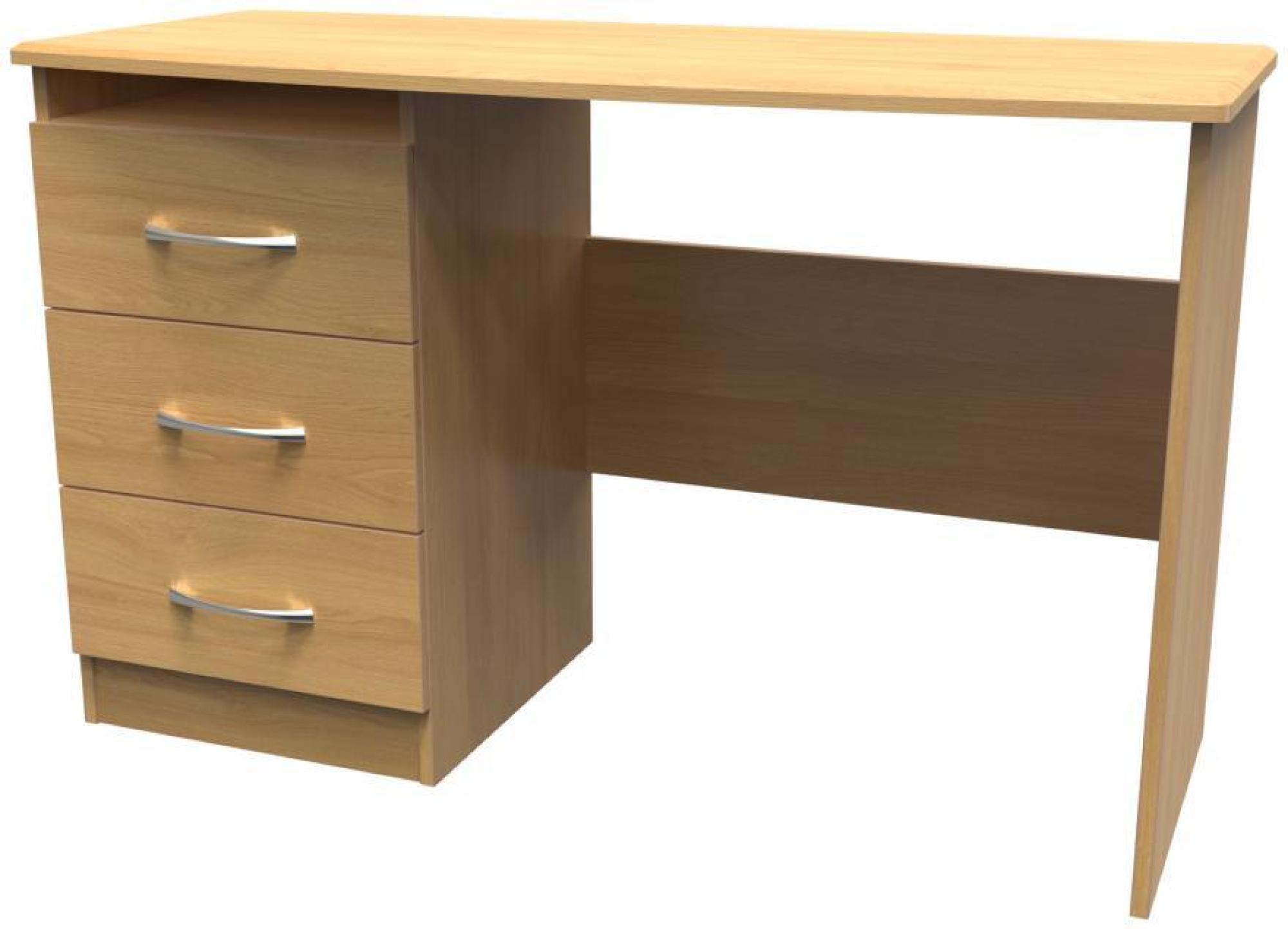 Eve Desk - 3 Drawer - Oak