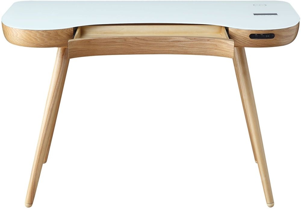 San Francisco Charging Desk with Bluetooth Speaker - Ash - PC711