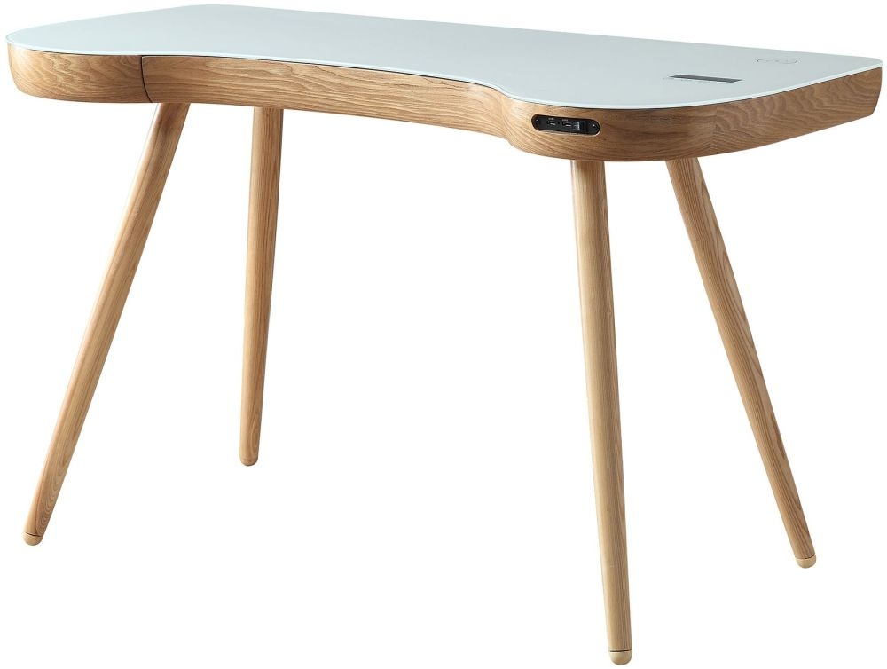 San Francisco Charging Desk with Bluetooth Speaker - Ash - PC711