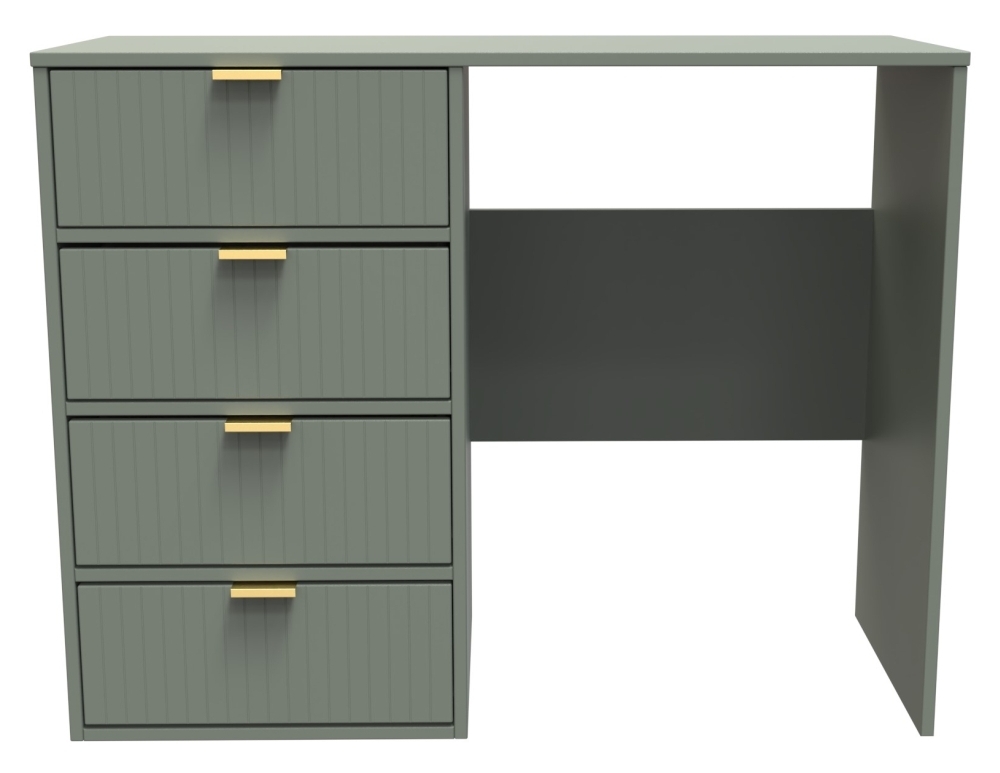 Linear Green 4 Drawer Desk