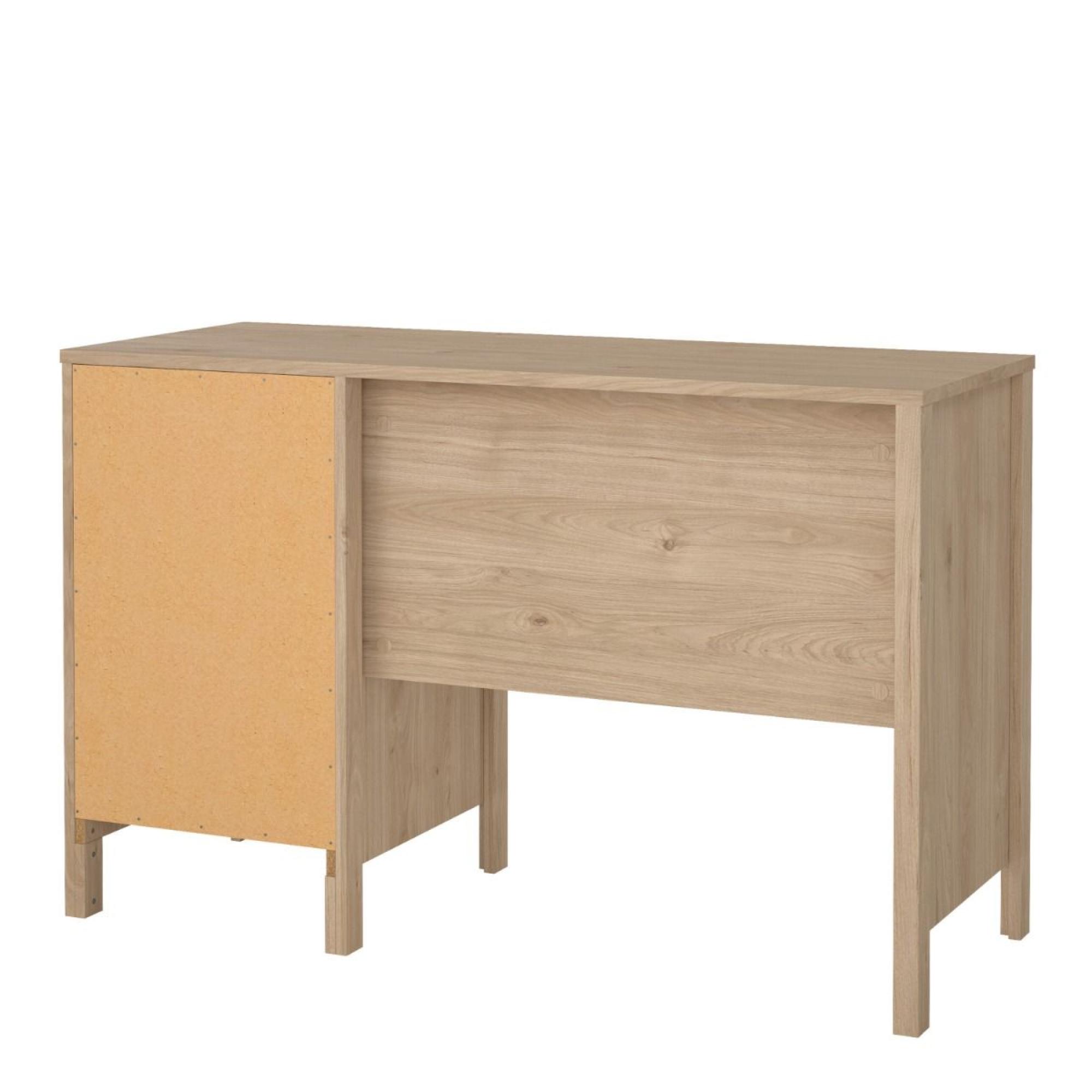 Madrid Jackson Hickory Oak 2 Drawer Desk