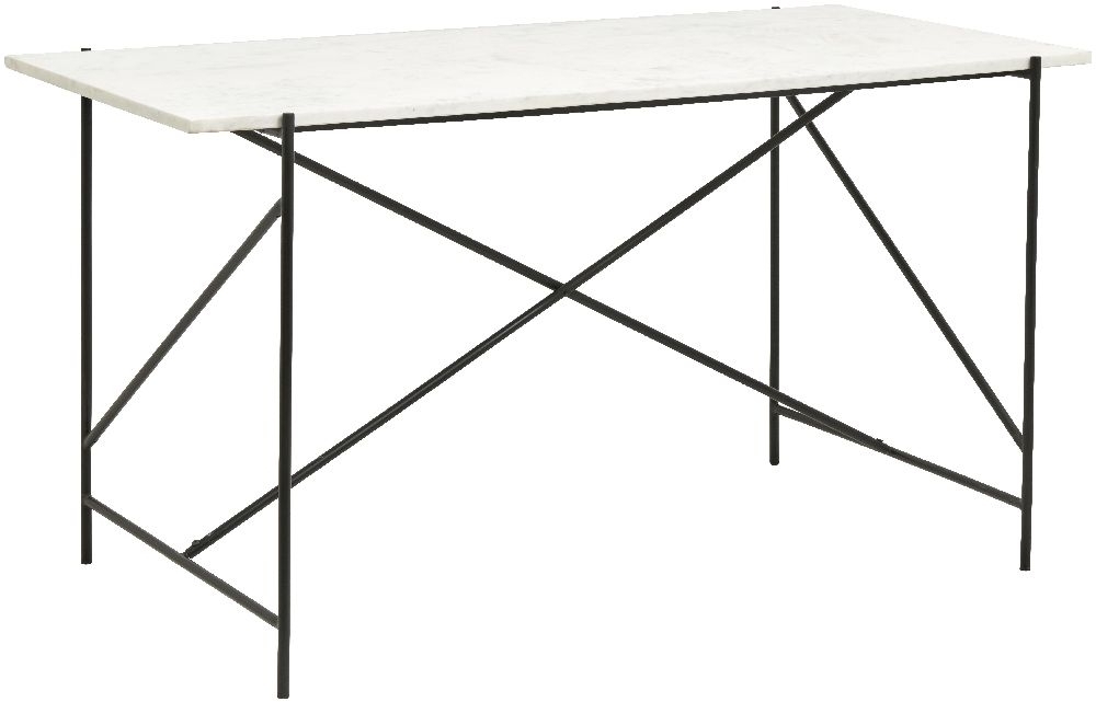 Dee Desk - White Marble