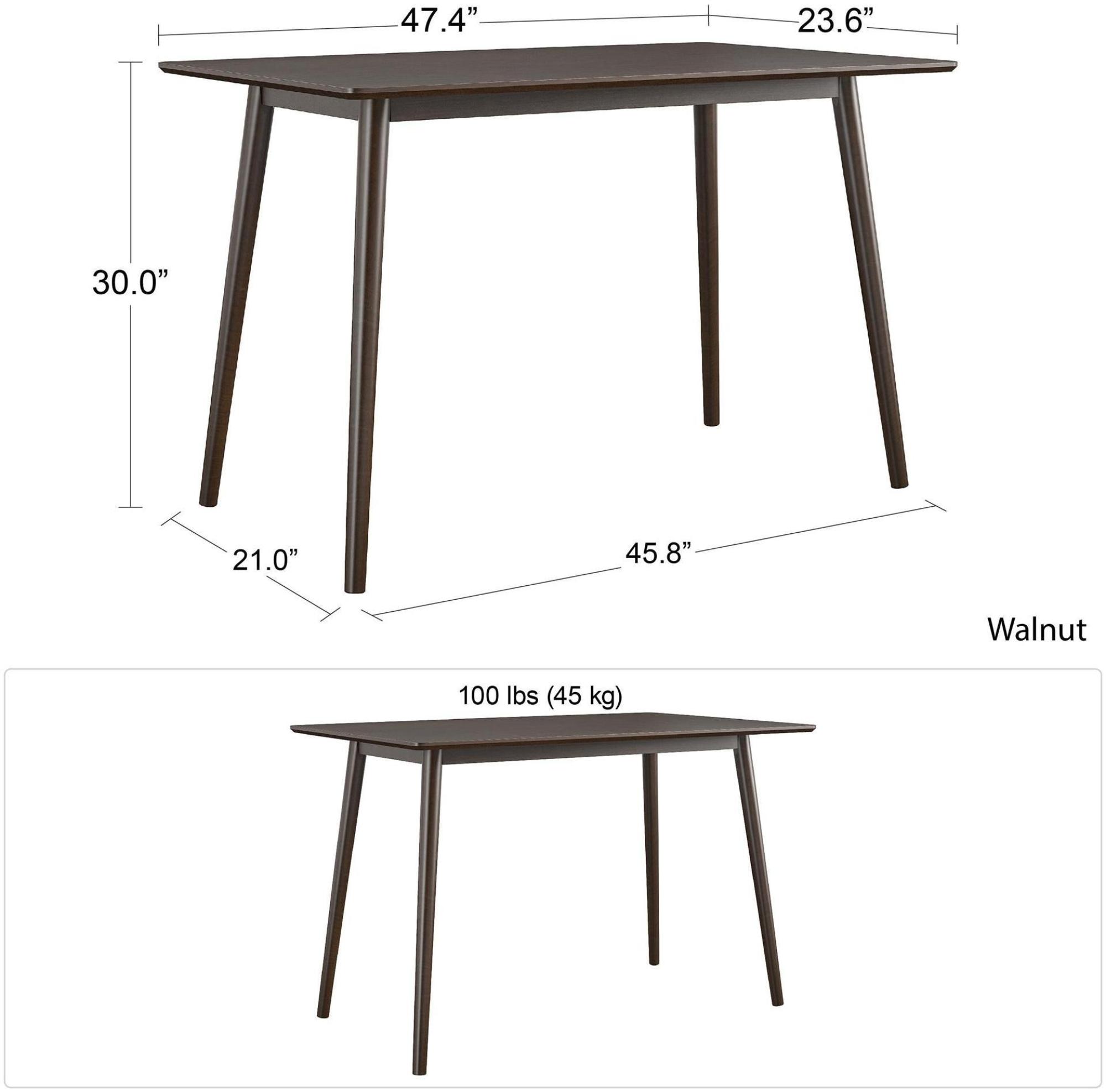 Novogratz Brittany Desk - Walnut - AW4524801COMNUK