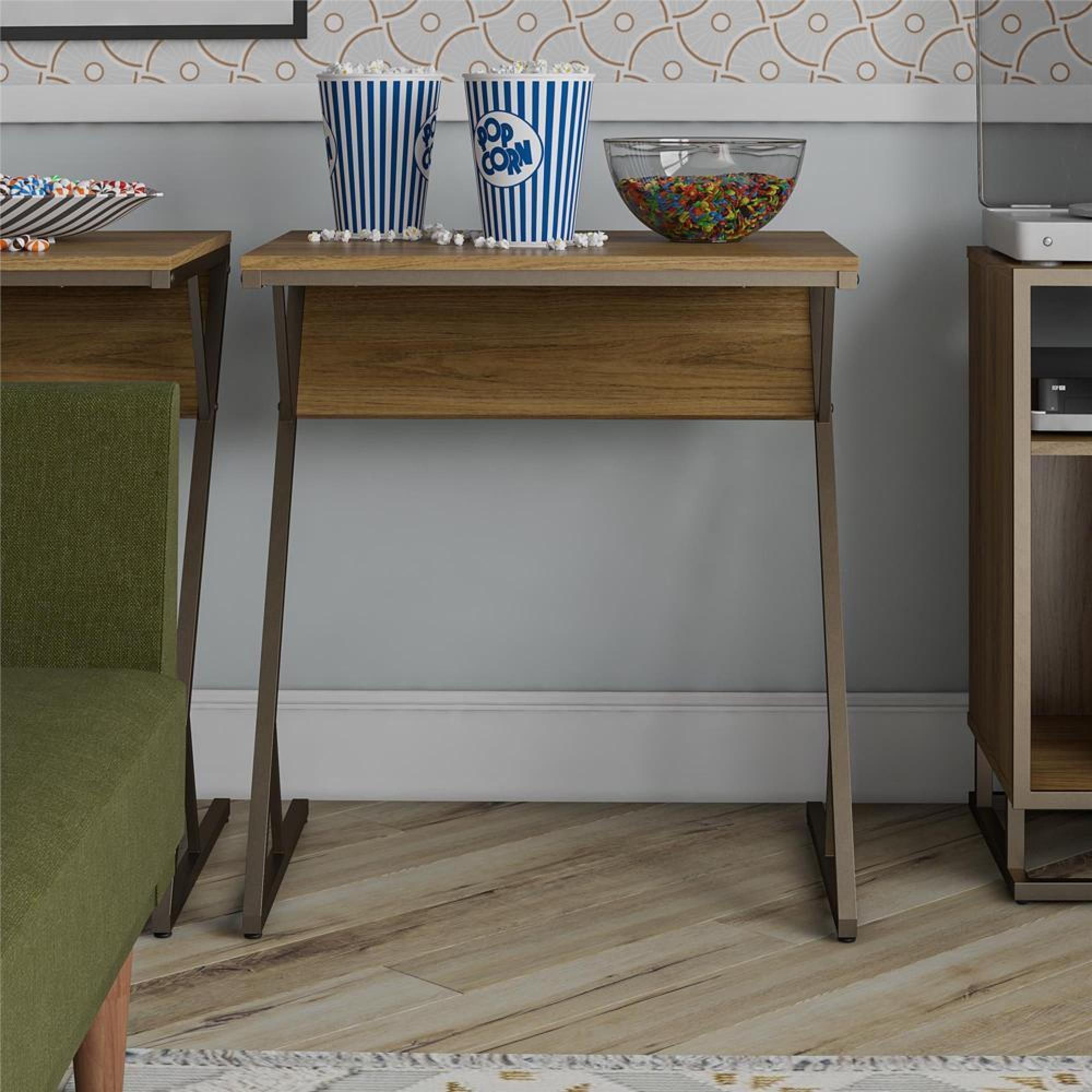 Novogratz Regal Accent Table - Walnut - 3076905COMNUK