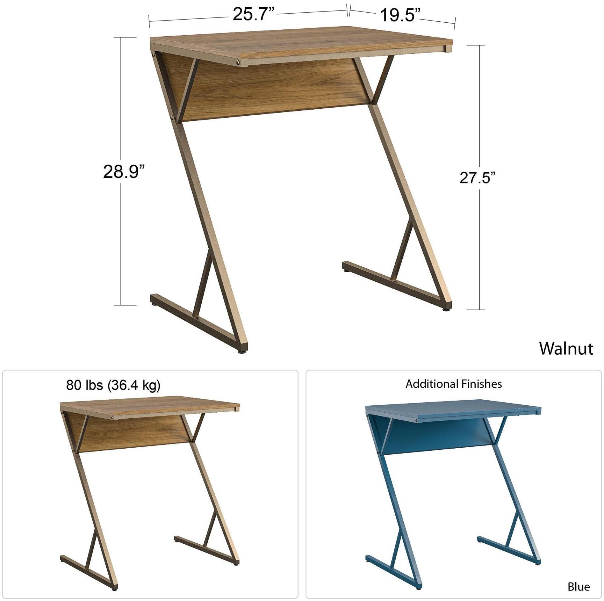 Novogratz Regal Accent Table - Walnut - 3076905COMNUK