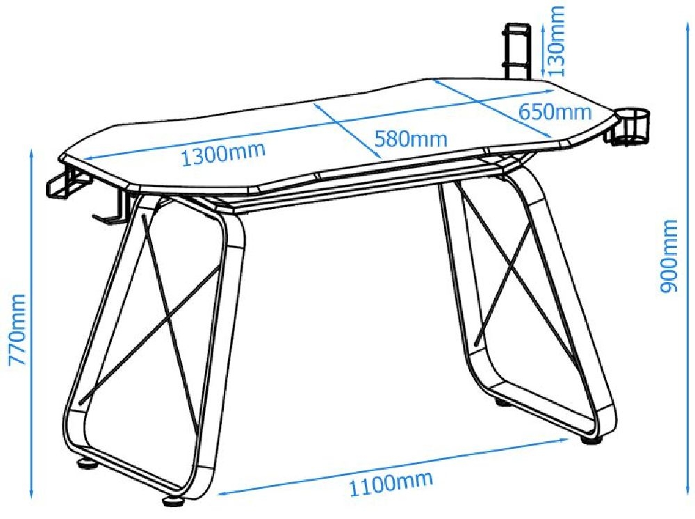 Oblivion Gaming Desk - AW9220