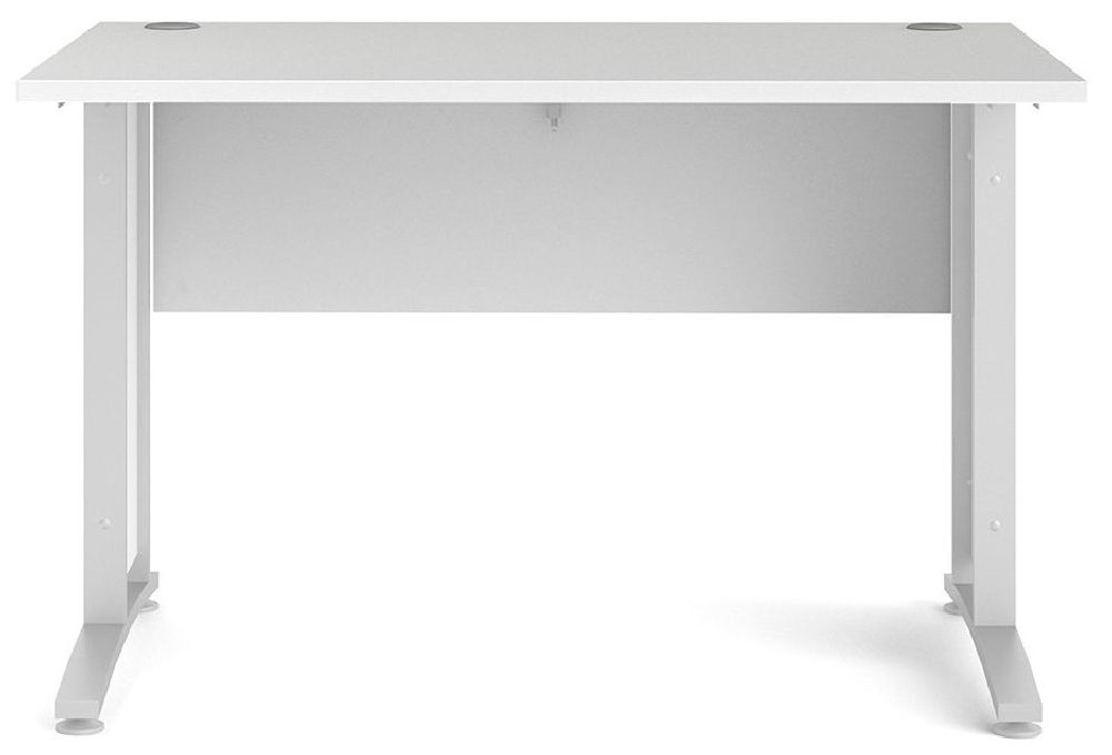 Prima White 120cm Desk