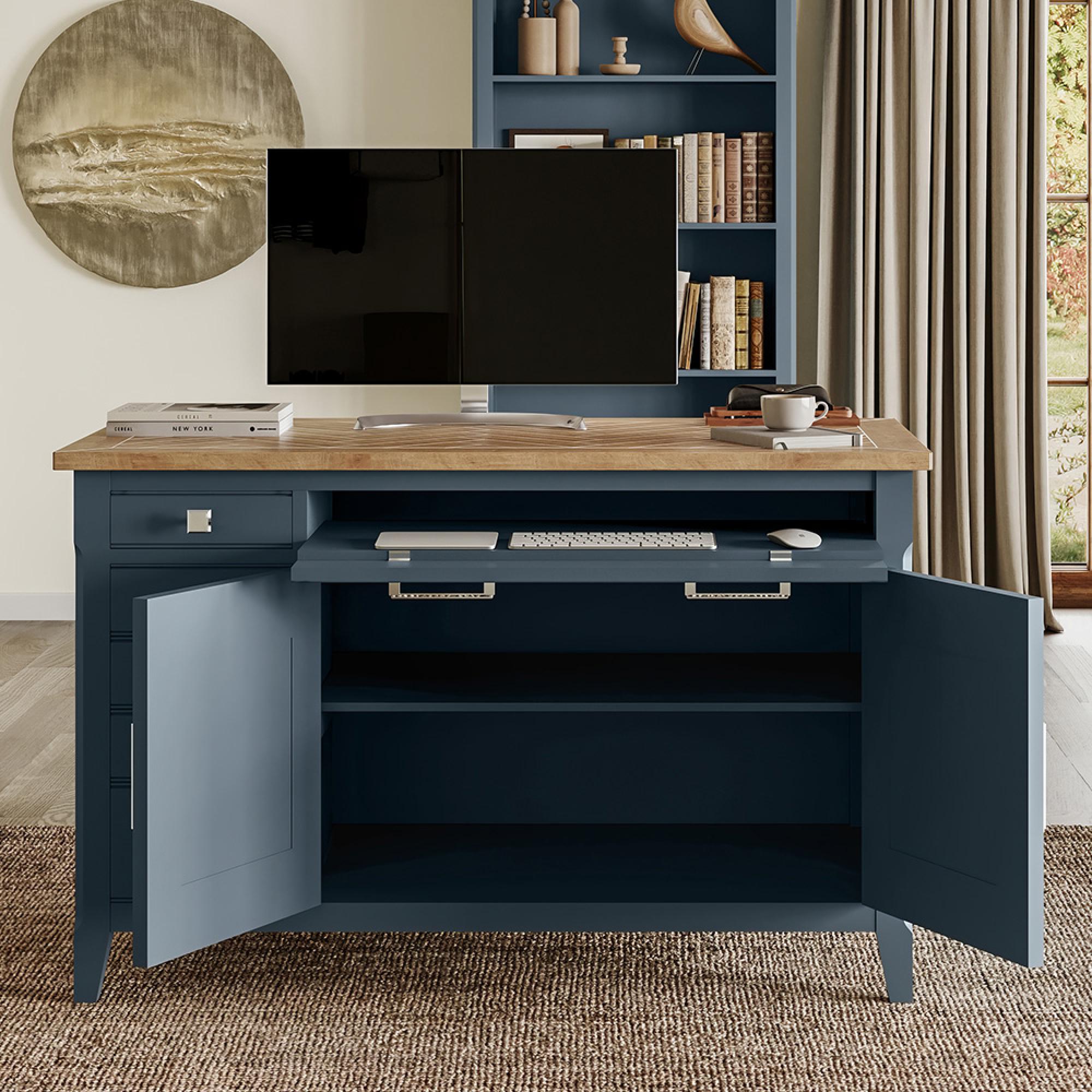Signature Blue Home Office Desk