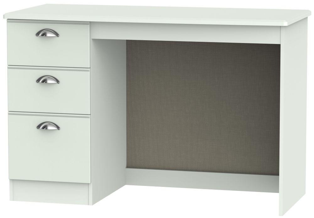 Victoria Grey 3 Drawer Desk