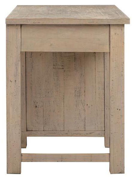 Washed Grey Reclaimed Pine Writing Desk