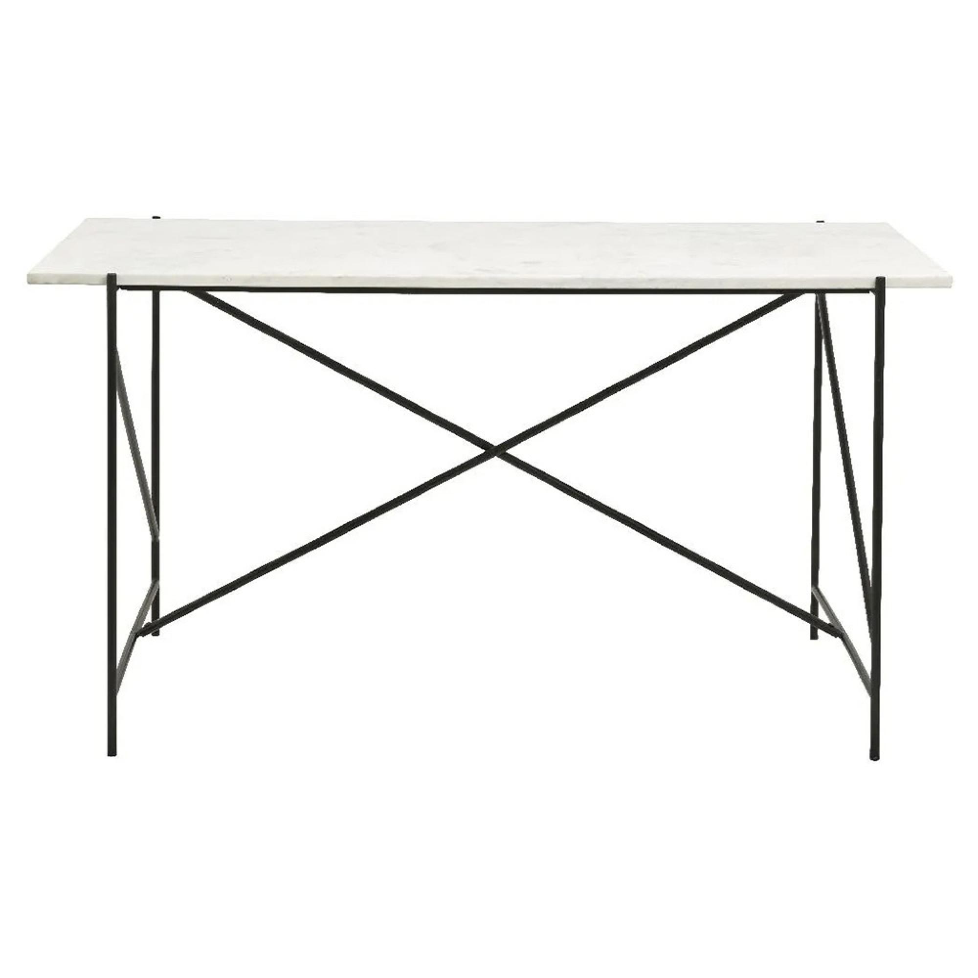 Dee Desk - White Marble