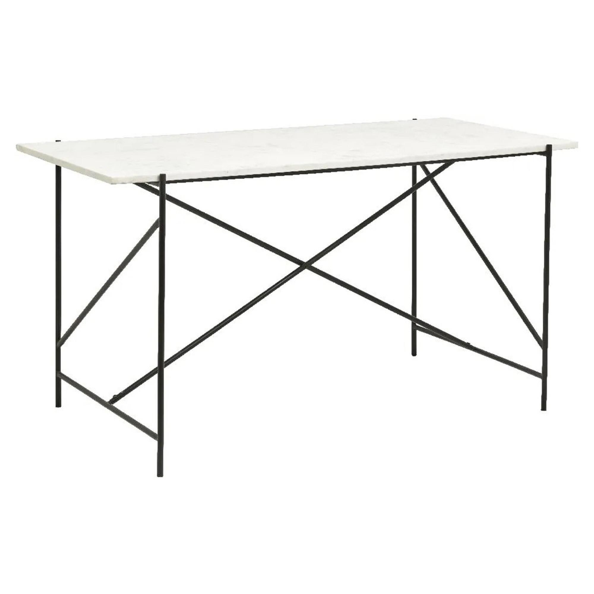 Dee Desk - White Marble