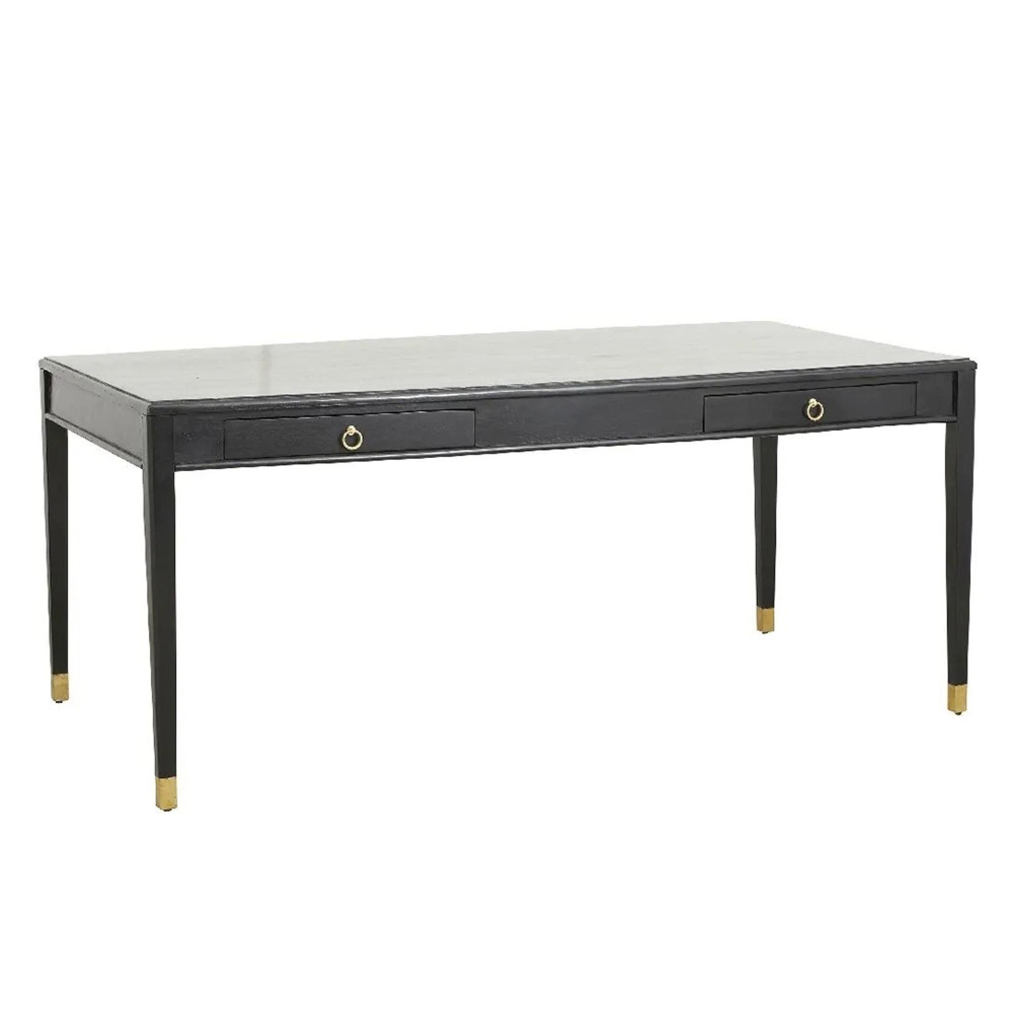 Ems Desk - Black - Mango Wood