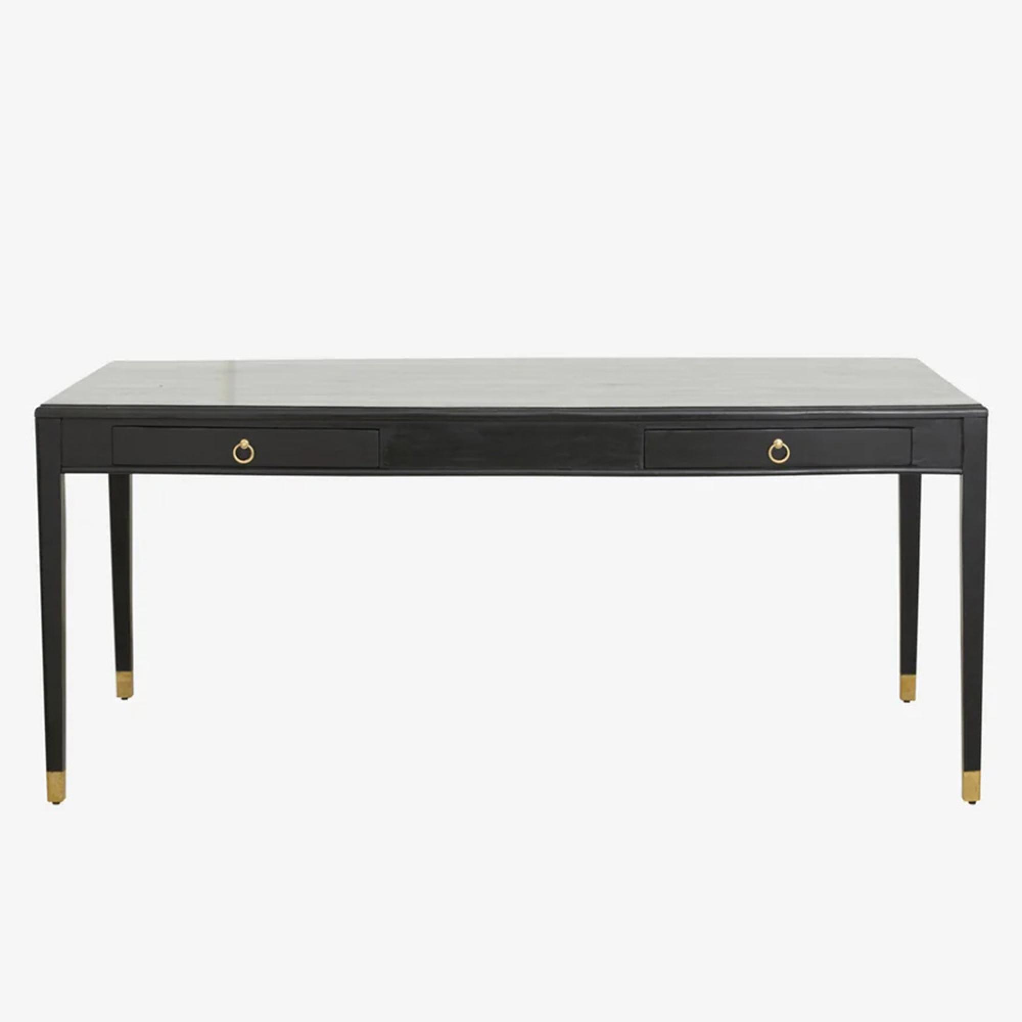 Ems Desk - Black - Mango Wood