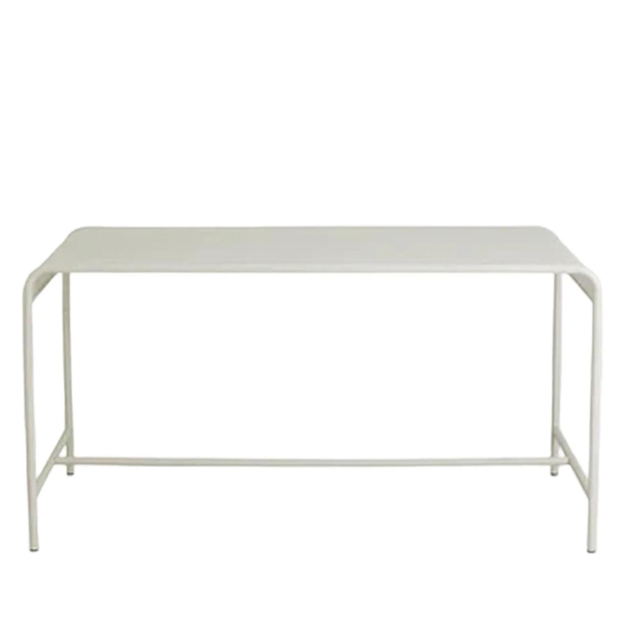 Brenta Writing Desk - White - Metal