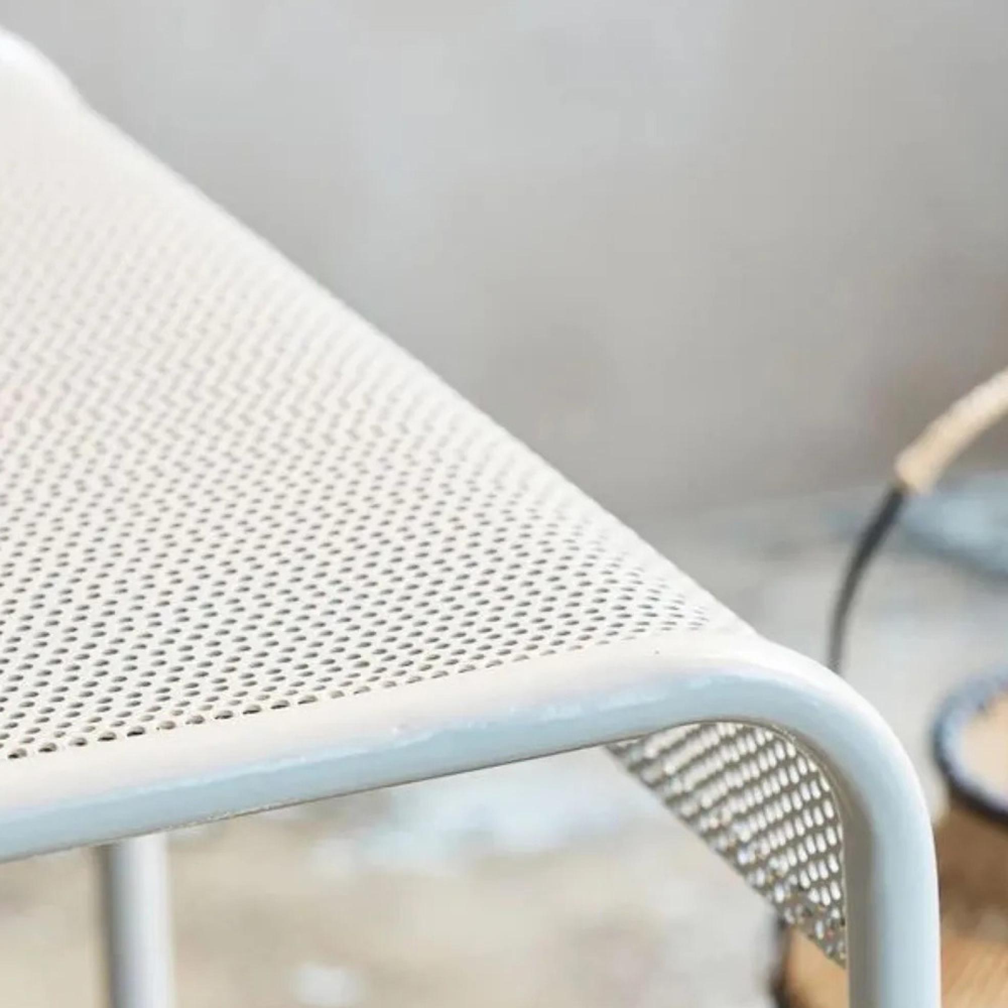 Brenta Writing Desk - White - Metal